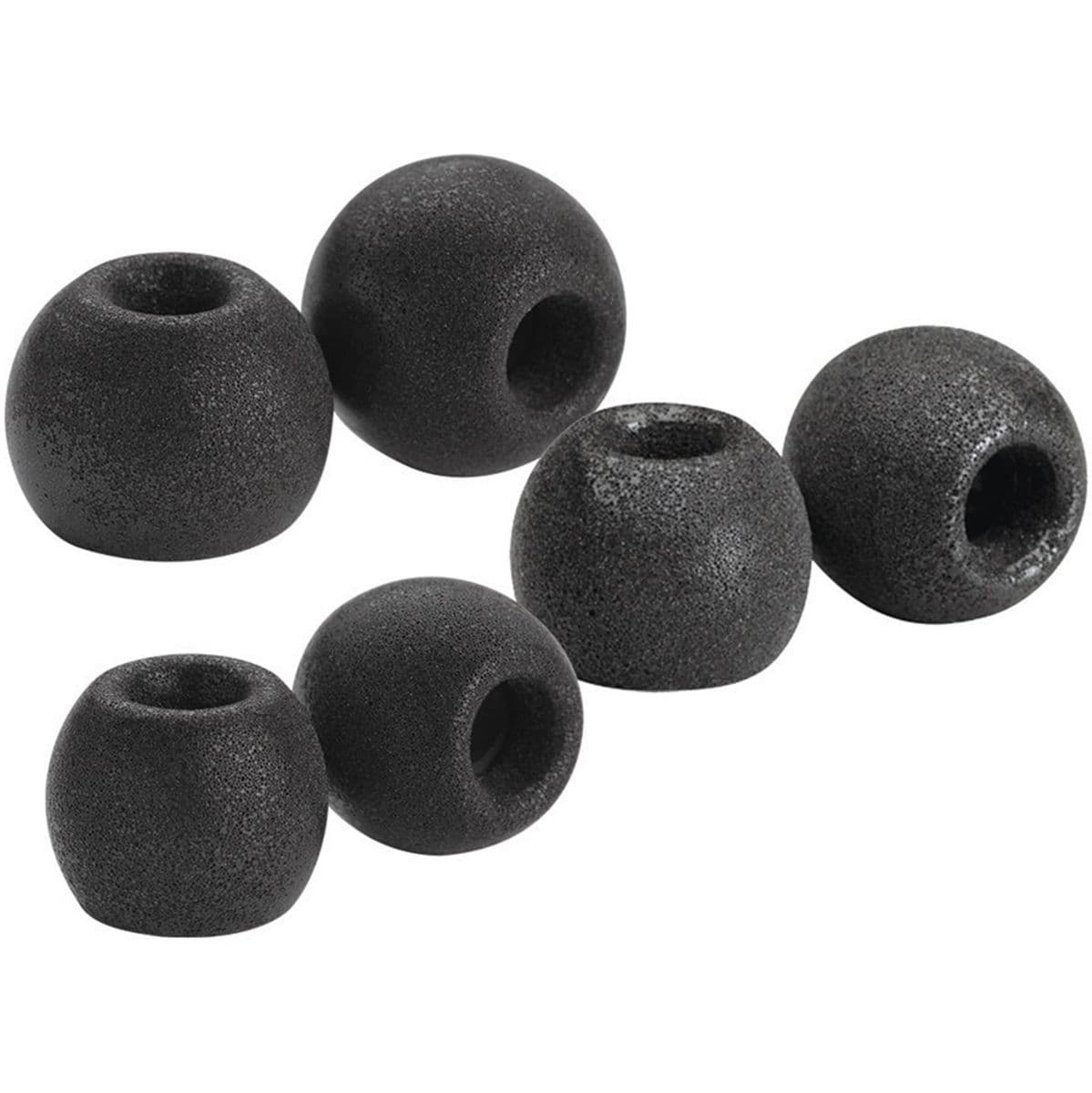 TS-500 Earphone Tips Black Mixed Sizes — Comply