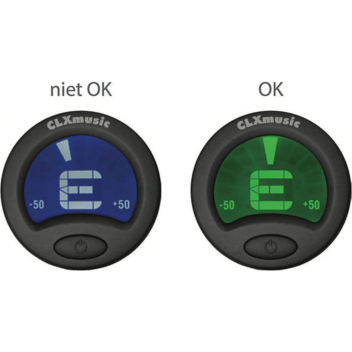 Tuner 2.0 Guitar Tuner Chromatic Round — CLX