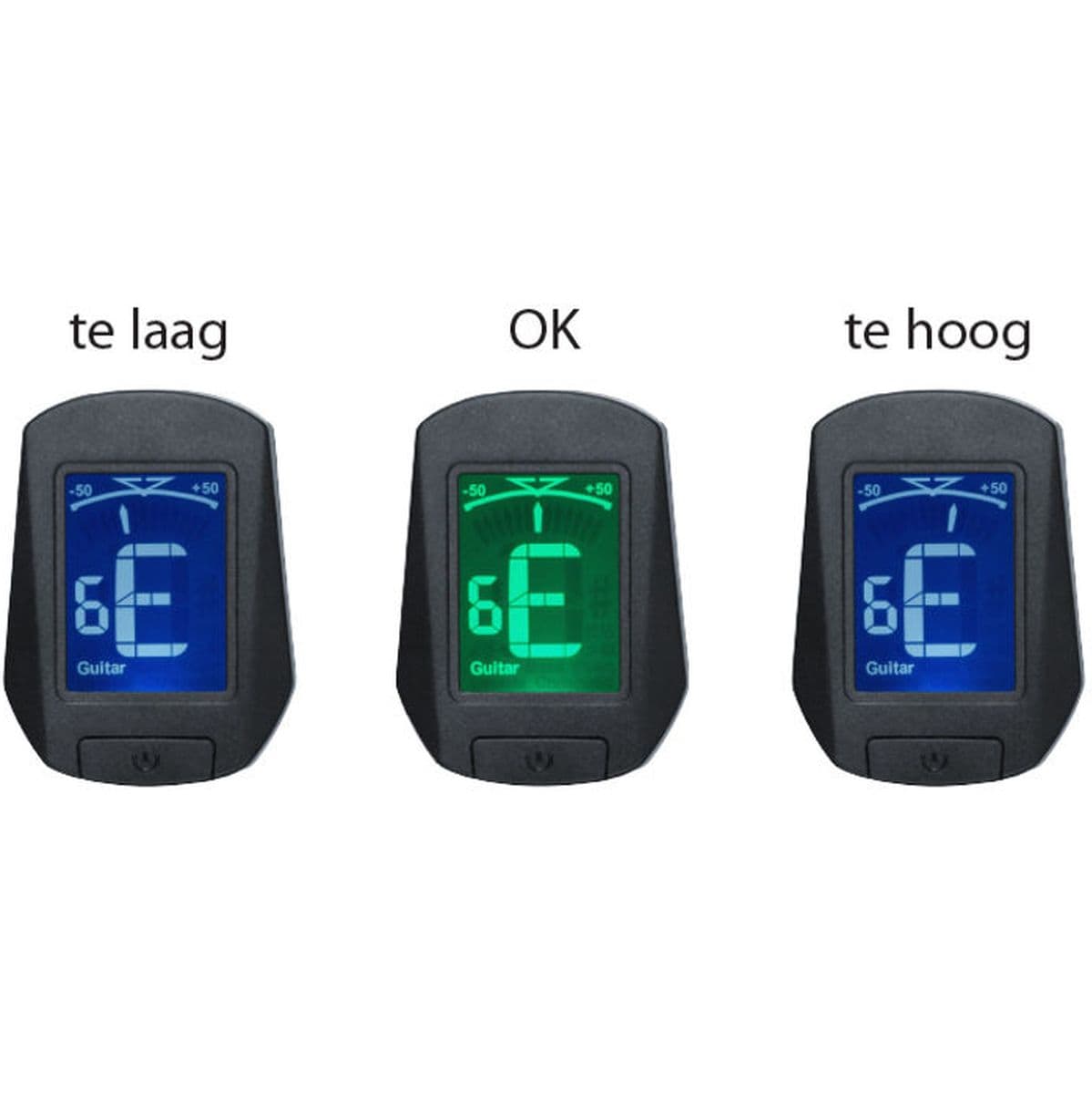 Tuner Buddie Guitar Tuner Rectangular — CLX
