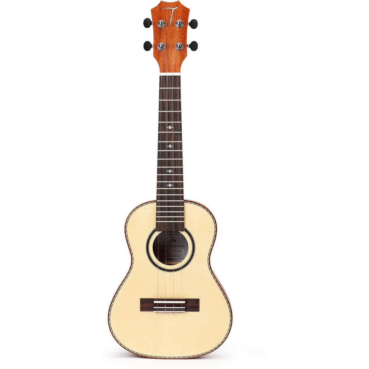 TUT 280 Ukulele Tenor w/ Luxury Cover Spruce Solid Top — Tom
