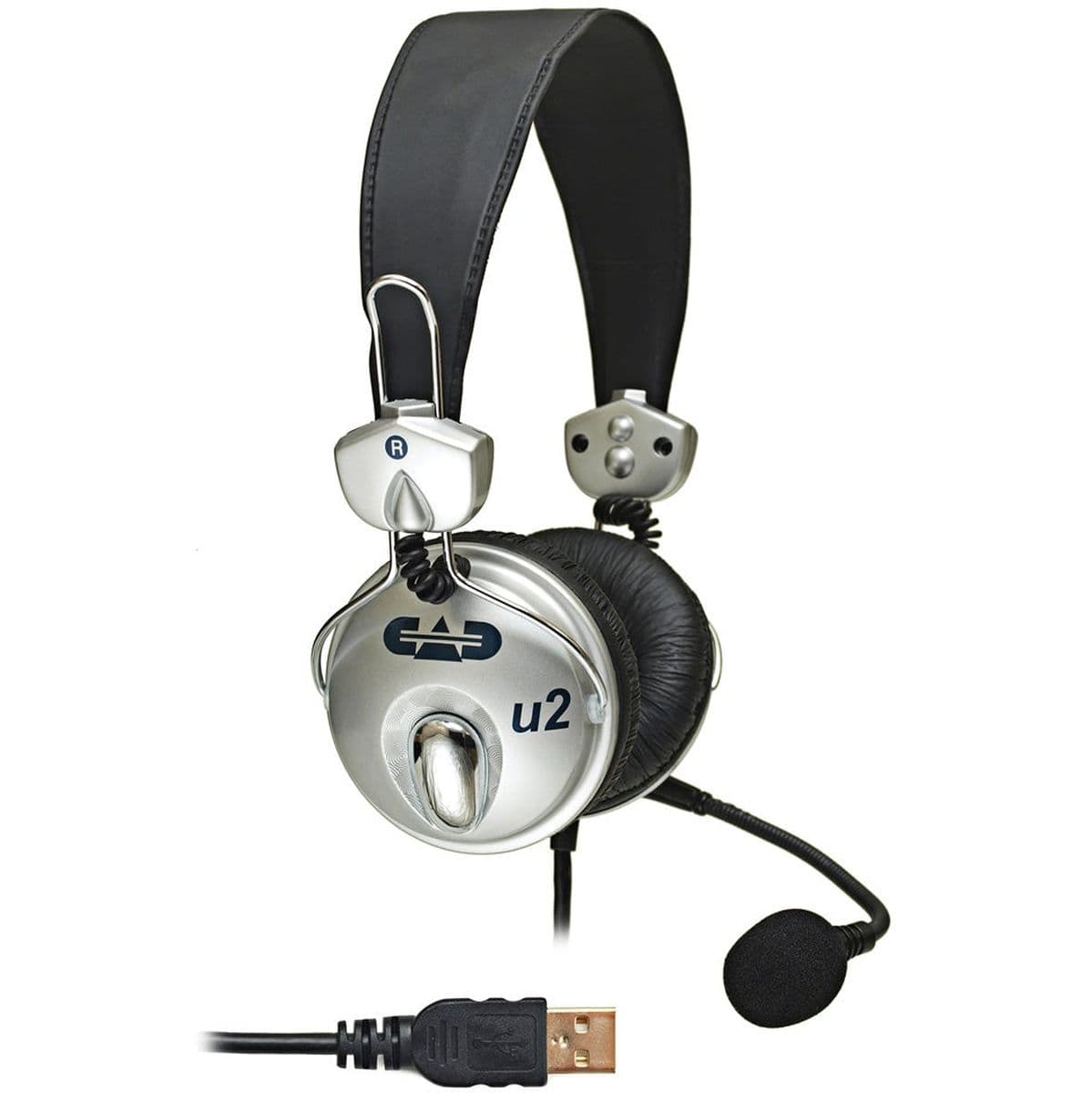 USB Stereo Headphones w/ Cardioid Condenser Microphone — CAD