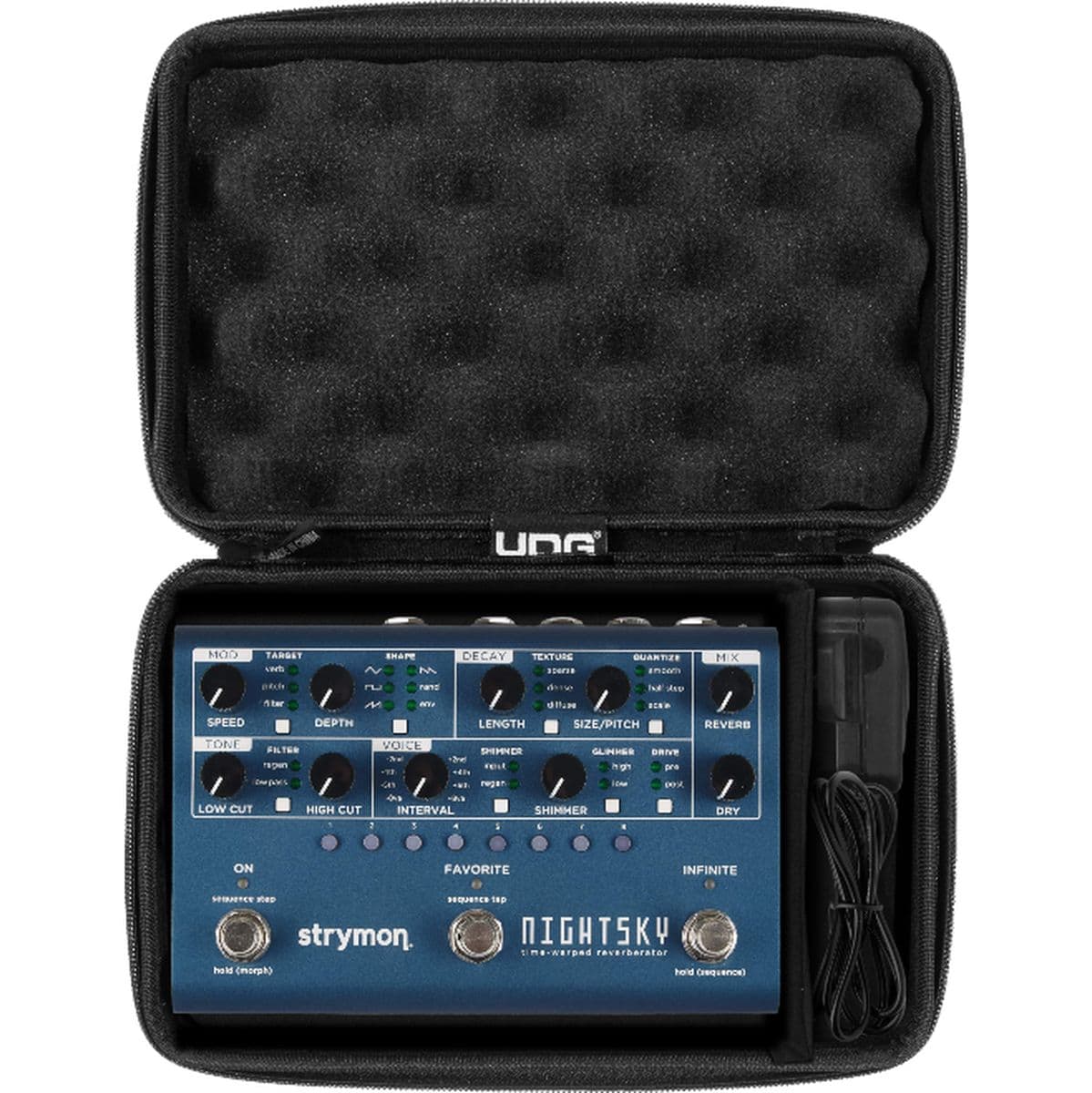 Creator Strymon Timeline/BigSky/Mobius/Nightsky/Volante Hardcase Black — UDG