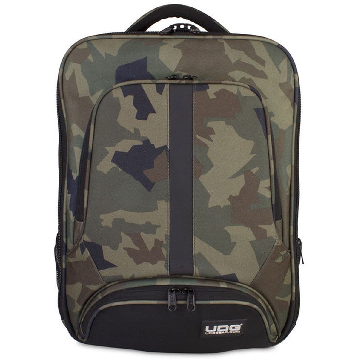 Ultimate Backpack Slim Black Camo Orange Inside — UDG