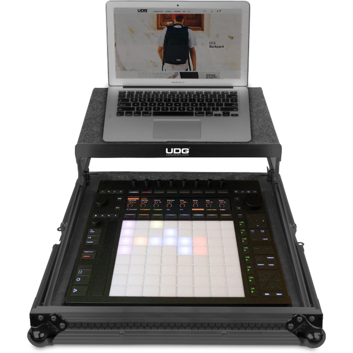 Ultimate Flight Case Ableton Push 3 Plus (Laptop Shelf) — UDG