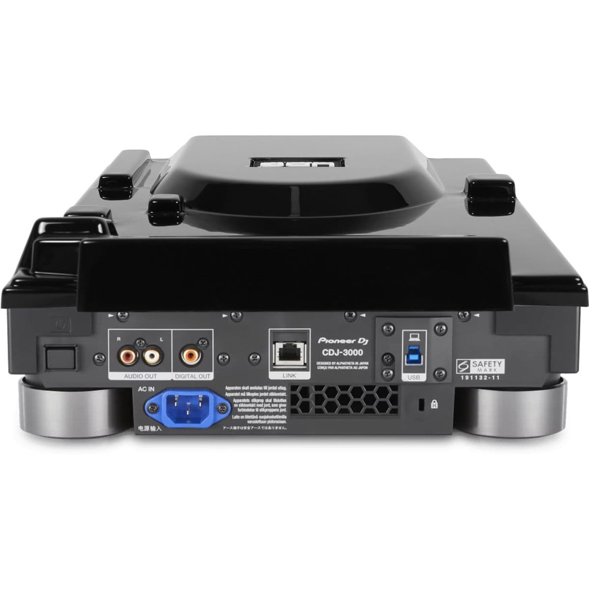 Ultimate Pioneer DJ CDJ-3000 Equipment Cover Black — UDG