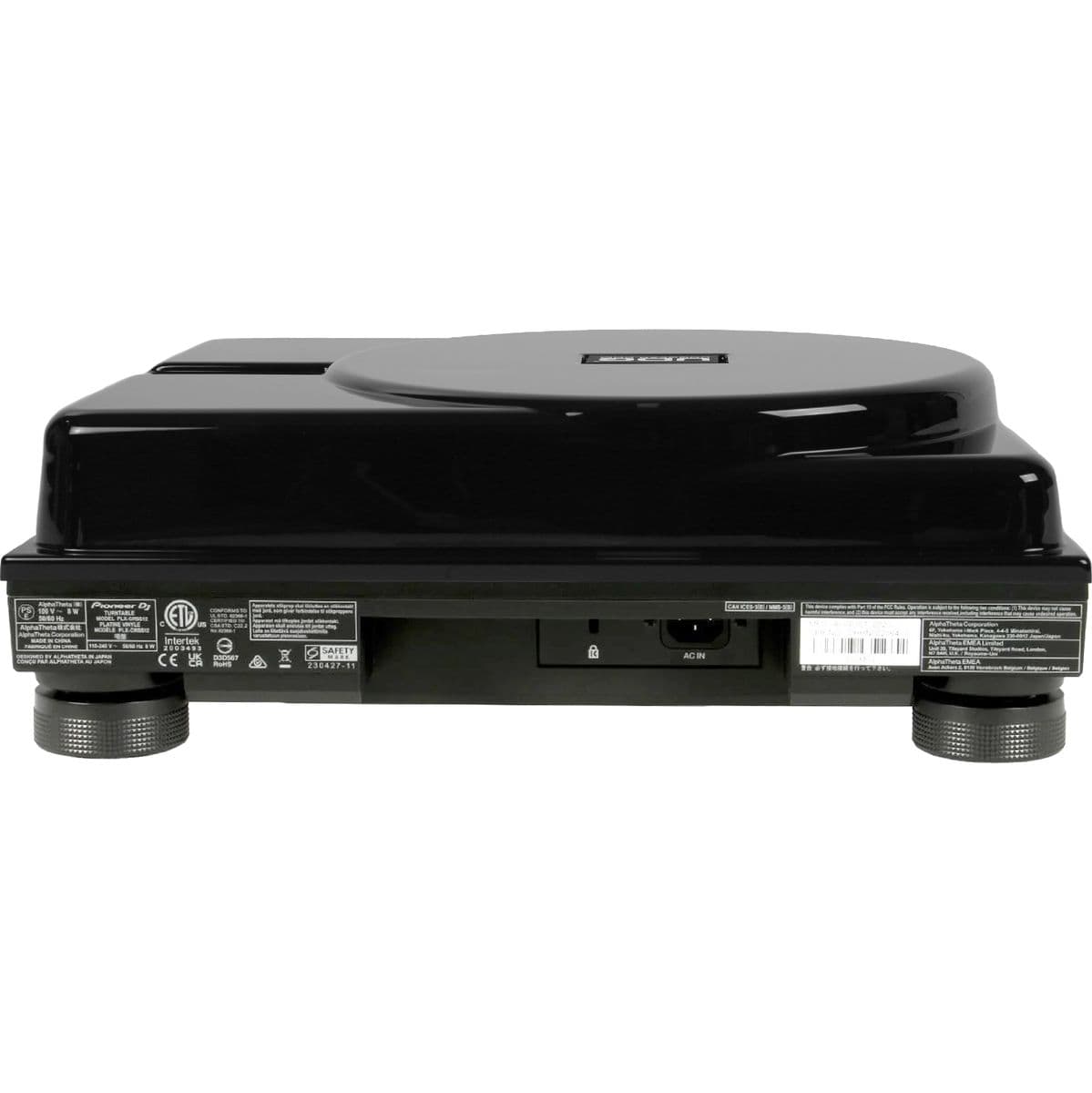Ultimate Turntable (SL-1200 PLX-CRSS12) Equipment Cover BLK — UDG