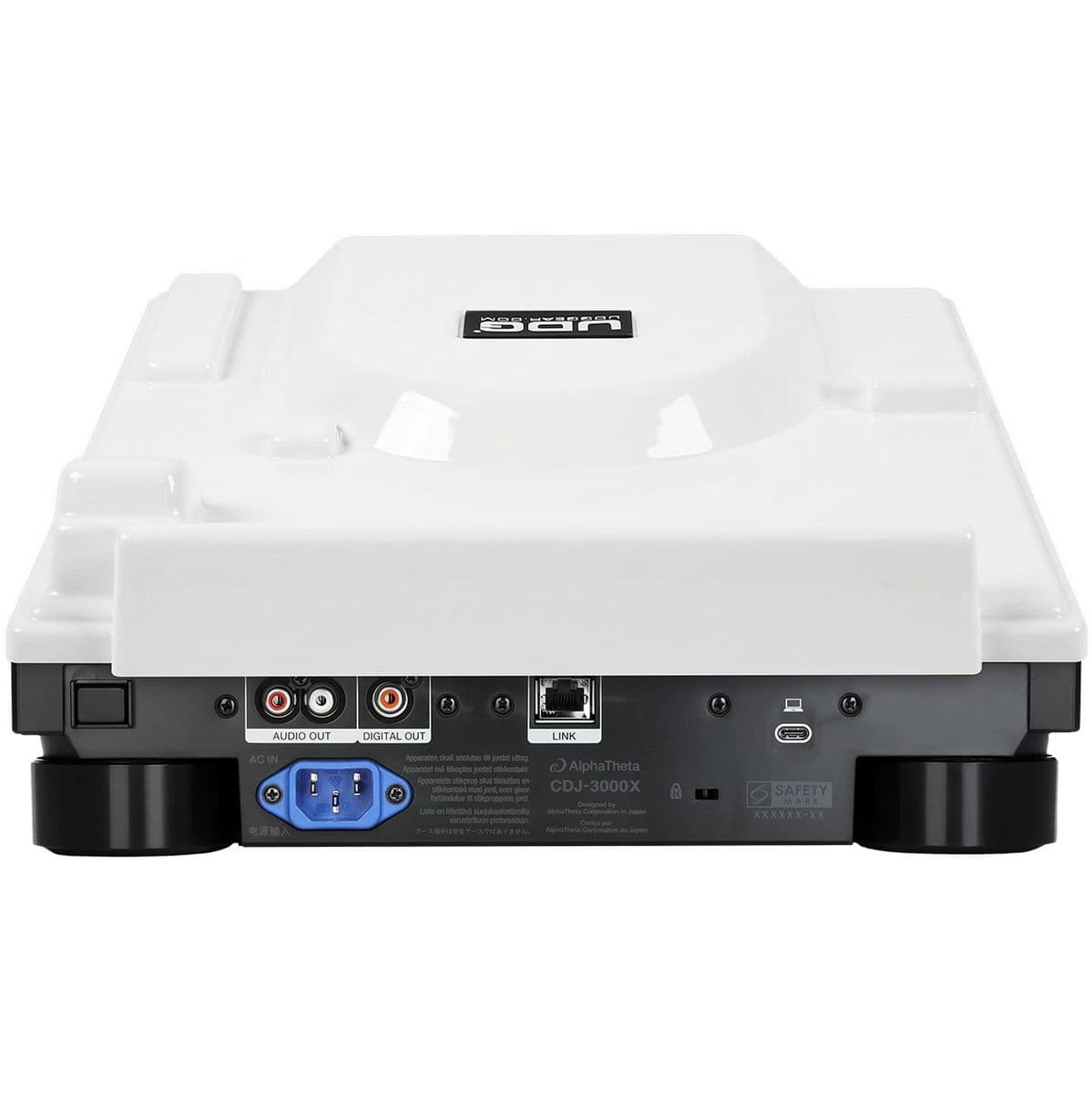 Ultimate Alphatheta CDJ-3000X Equipment Cover White — UDG