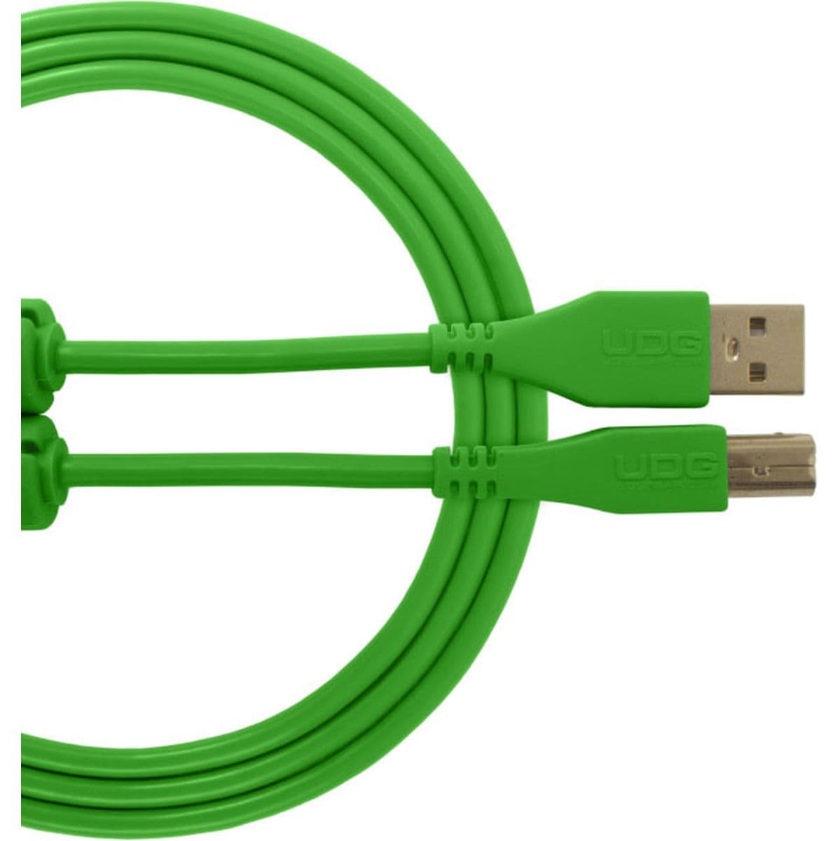 Ultimate Audio Cable USB 2.0 A-B Green Straight 1m — UDG