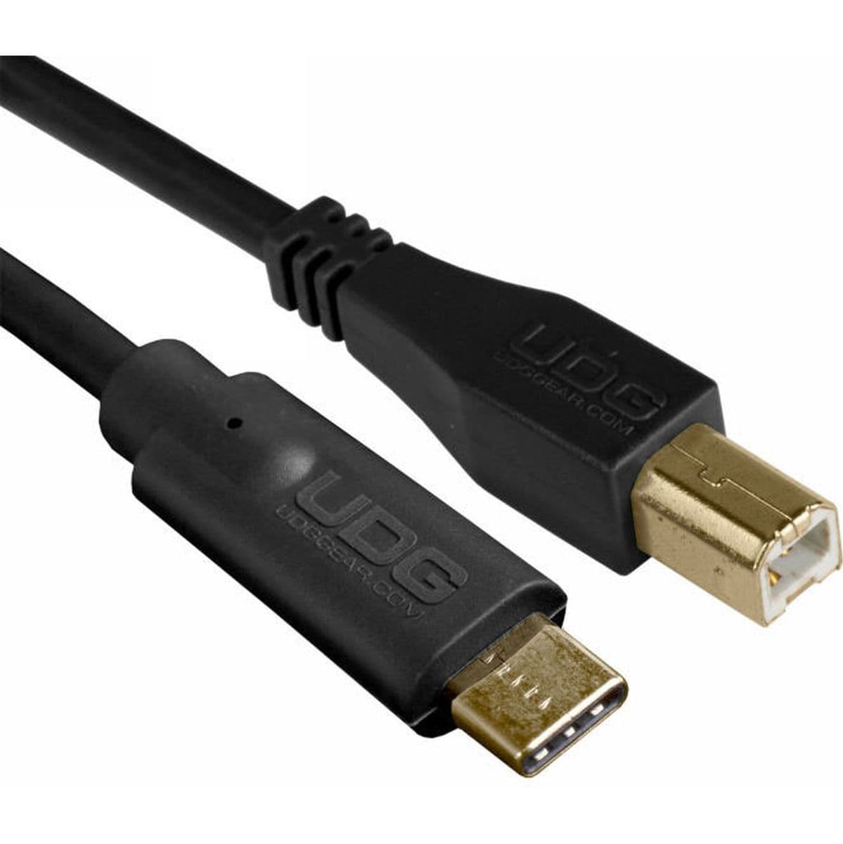 Ultimate Audio Cable USB 2.0 C-B Black Straight 1.5m — UDG