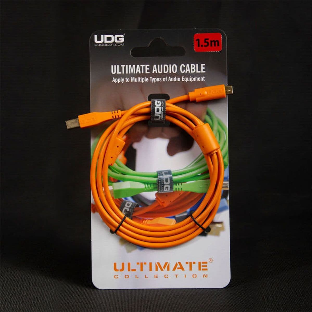 Ultimate Audio Cable USB 2.0 C-B Orange Straight 1.5m — UDG