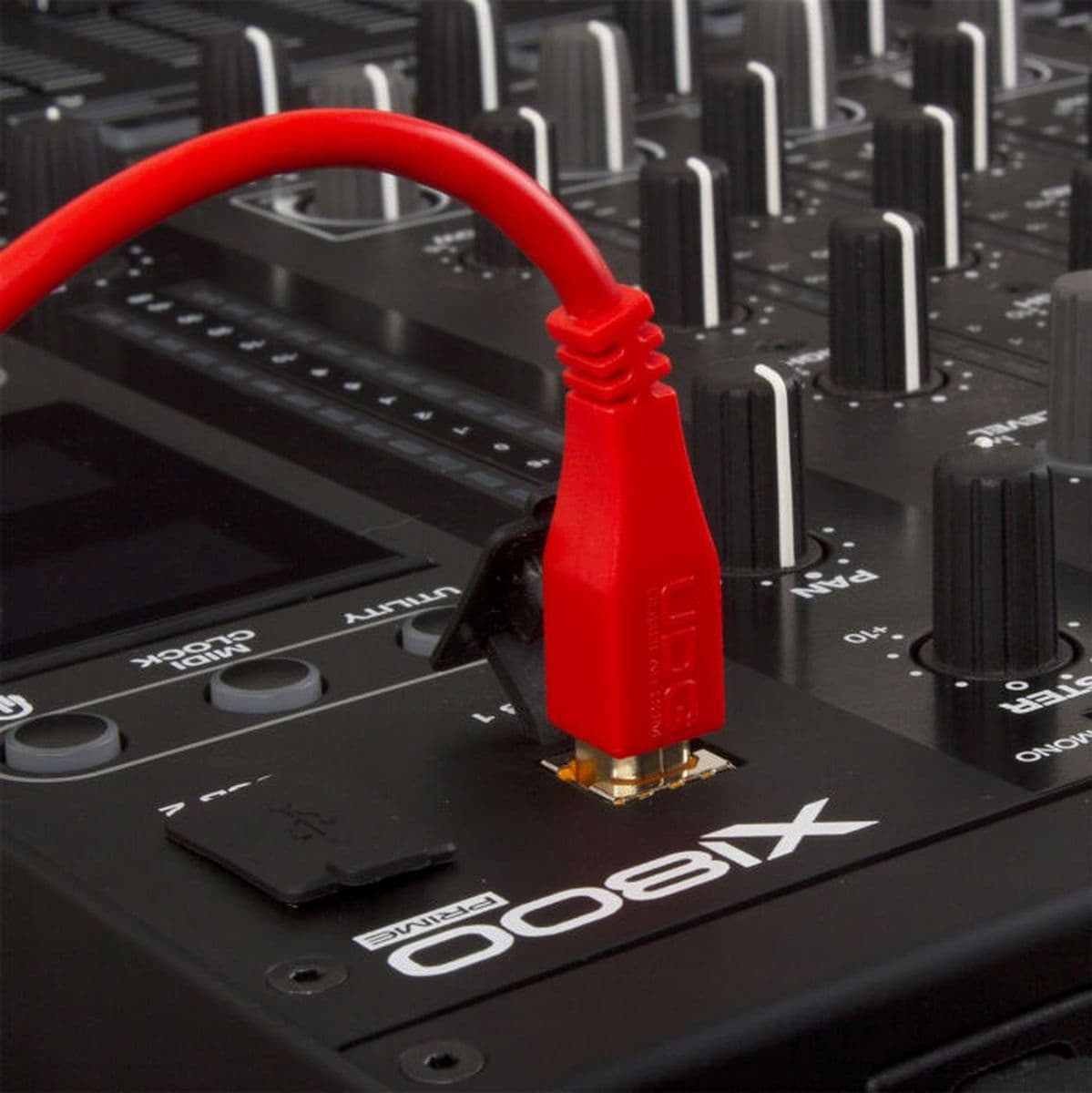 Ultimate Audio Cable USB 2.0 C-B Red Straight 1.5m — UDG