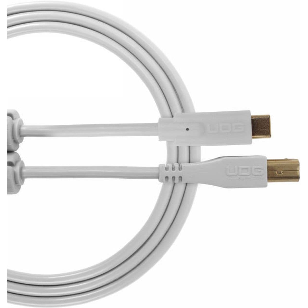 Ultimate Audio Cable USB 2.0 C-B White Straight 1.5m — UDG