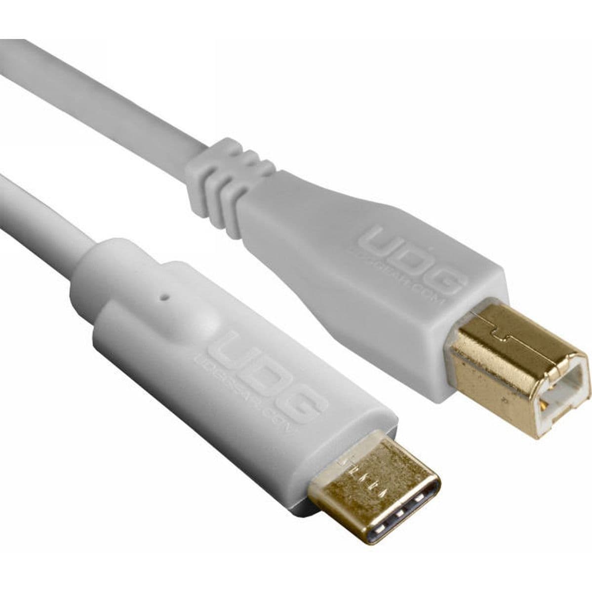 Ultimate Audio Cable USB 2.0 C-B White Straight 1.5m — UDG