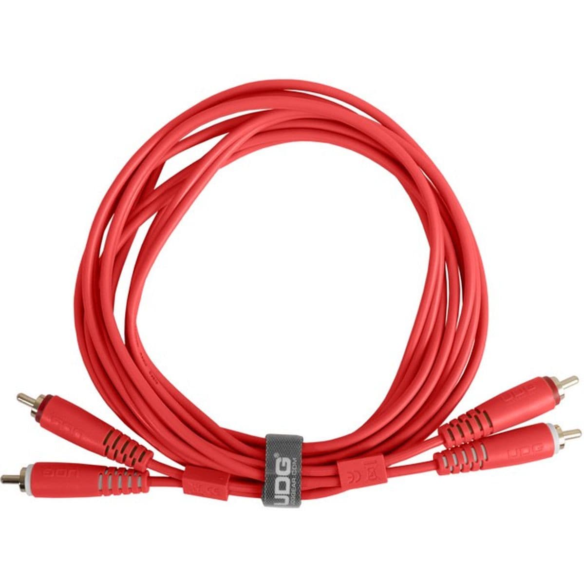 Ultimate Audio Cable Set RCA - RCA Red Straight 1.5m — UDG