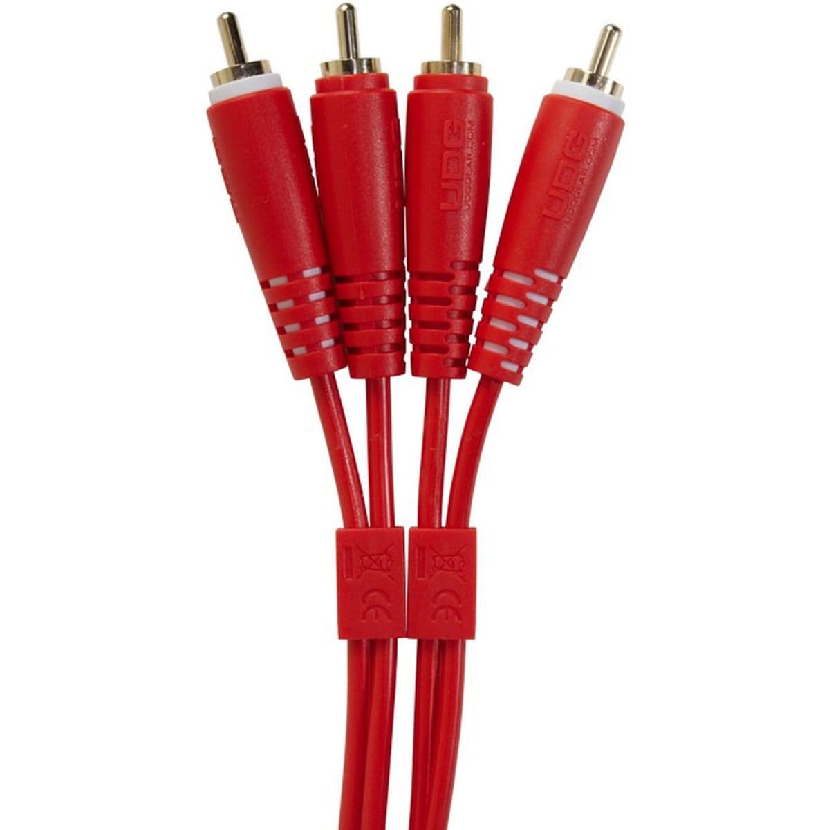 Ultimate Audio Cable Set RCA - RCA Red Straight 1.5m — UDG