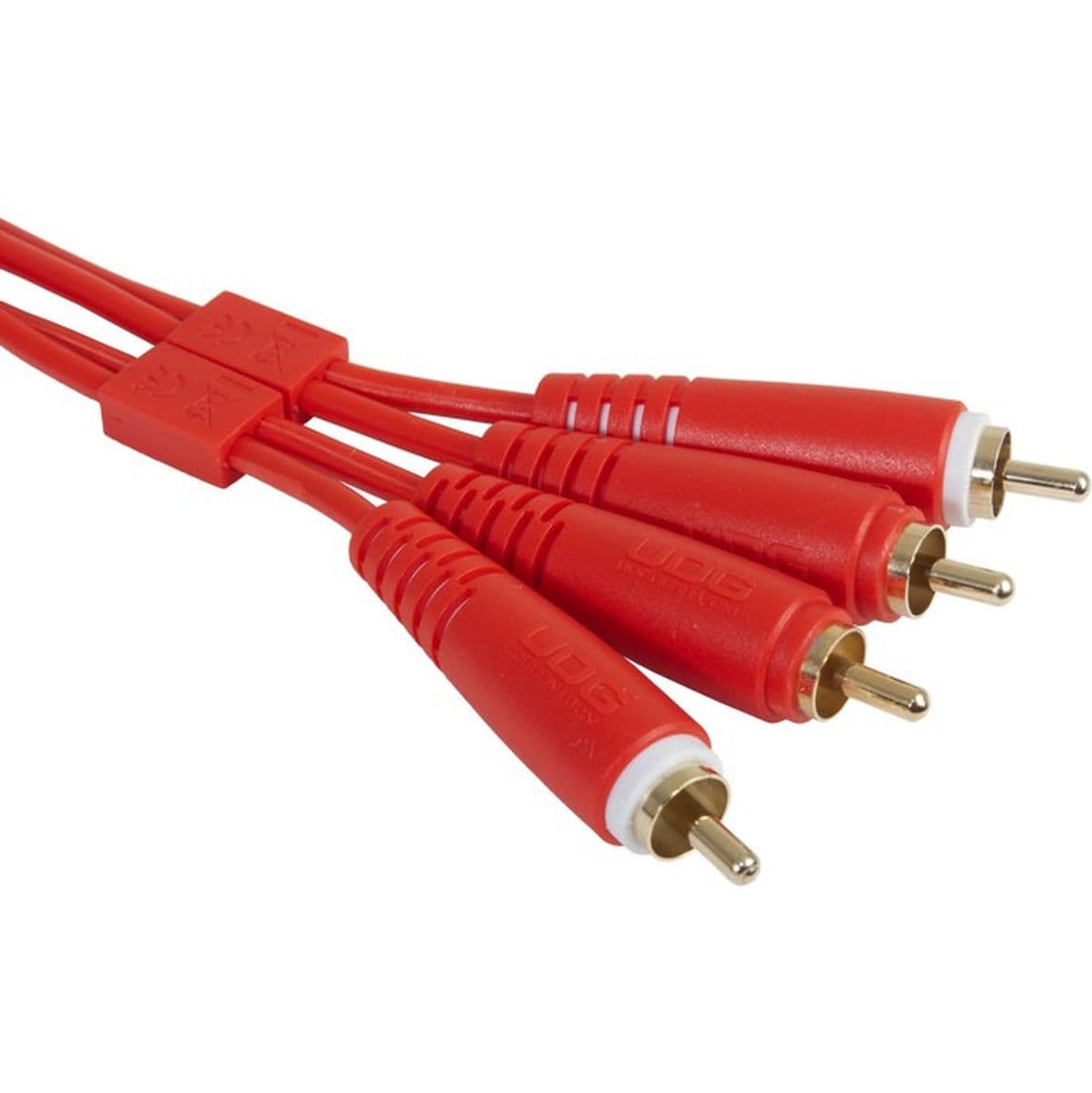 Ultimate Audio Cable Set RCA - RCA Red Straight 1.5m — UDG