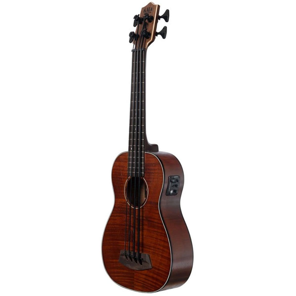 Exotic Mahogany Left-Handed Acoustic-Electric U-BASS — Kala