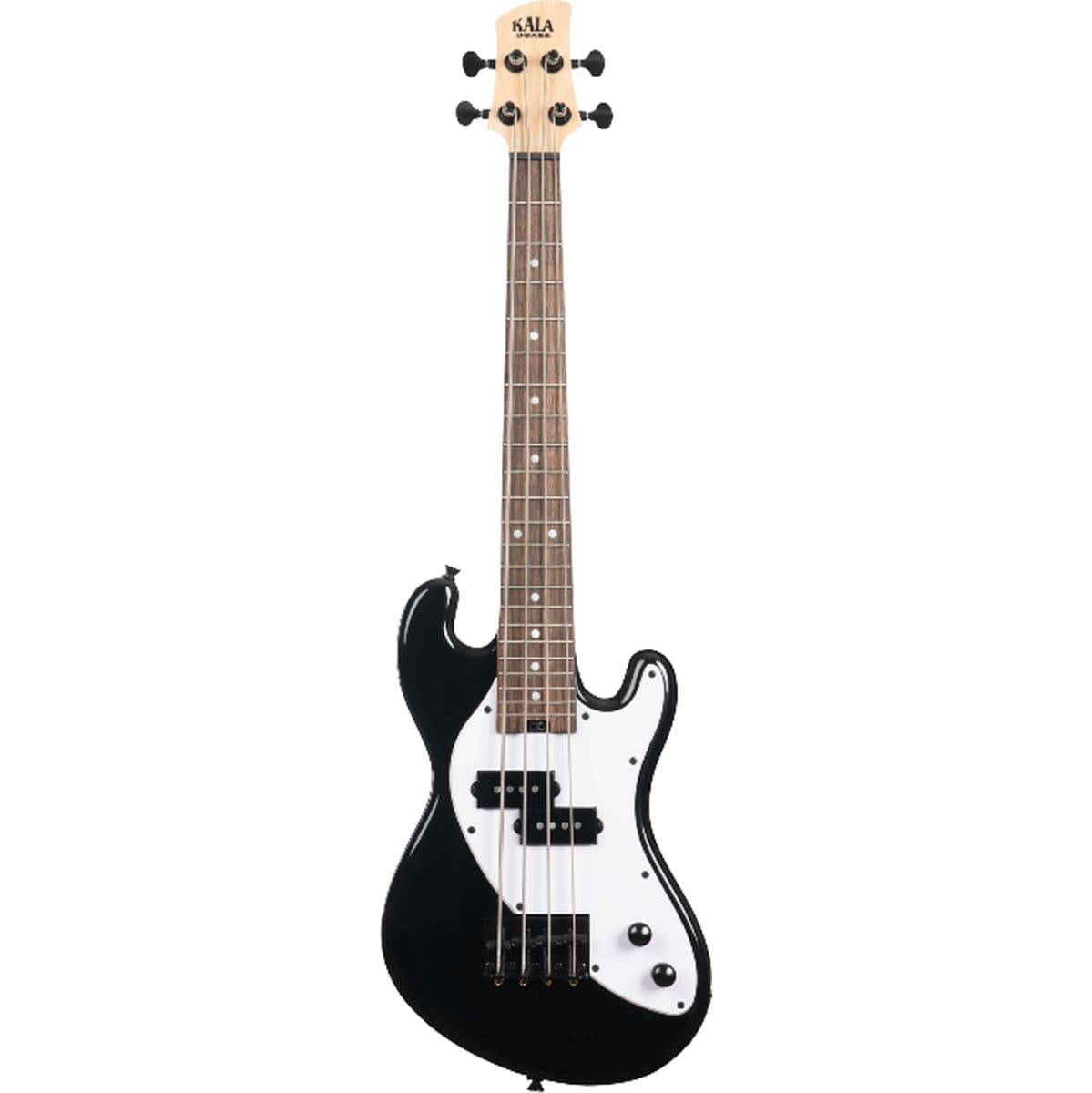 Solid Body 4-STRING Jet Black Fretted U•bass — Kala