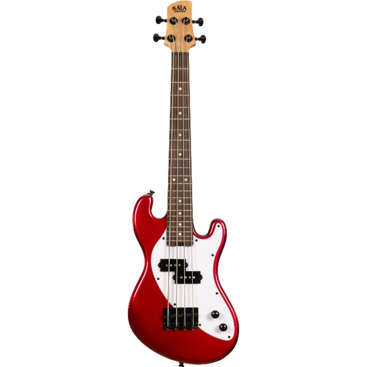 Solid Body 4-STRING Candy Apple Red Fretted U•bass — Kala