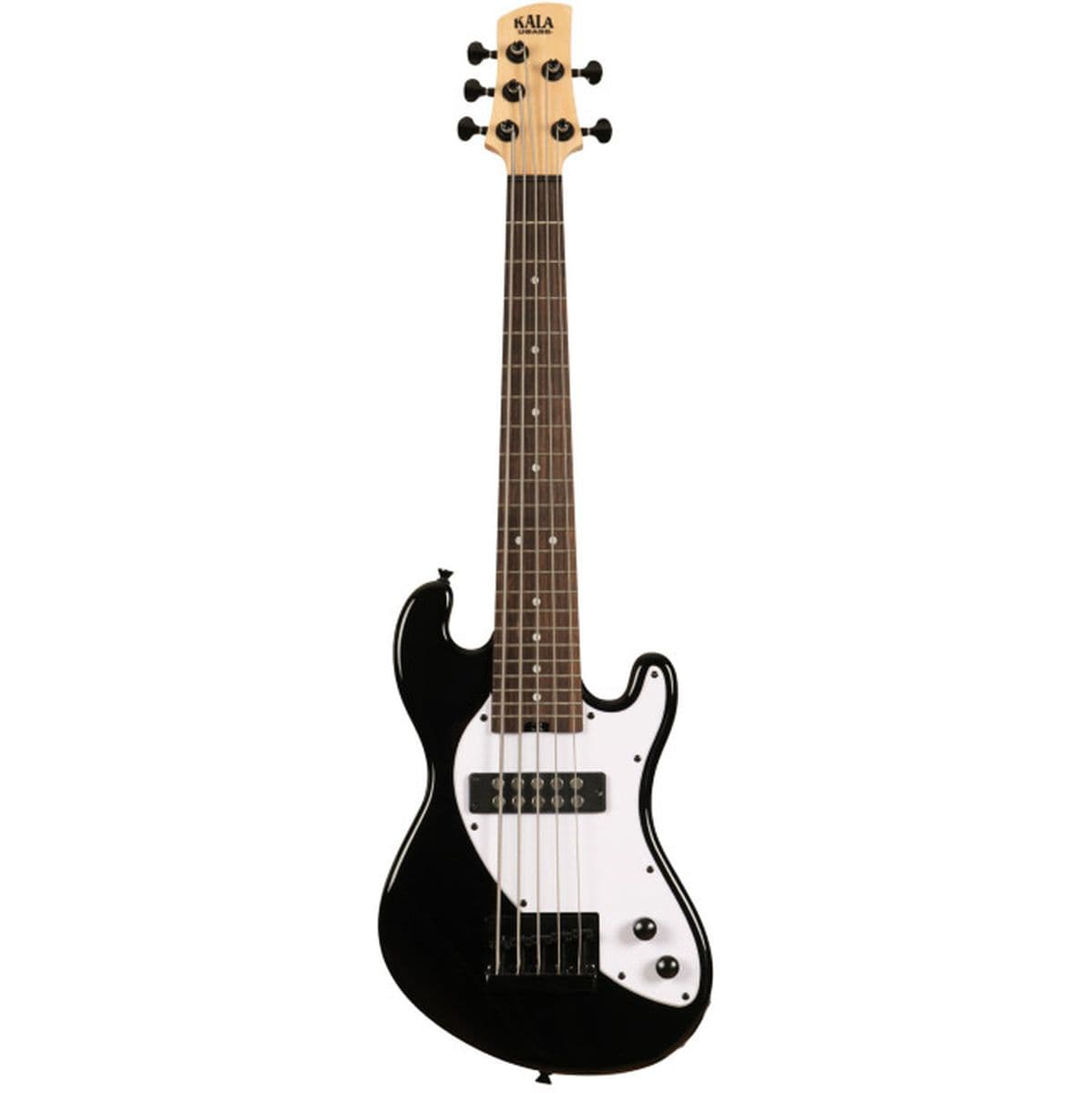 Solid Body 5-STRING Jet Black Fretted U•bass — Kala