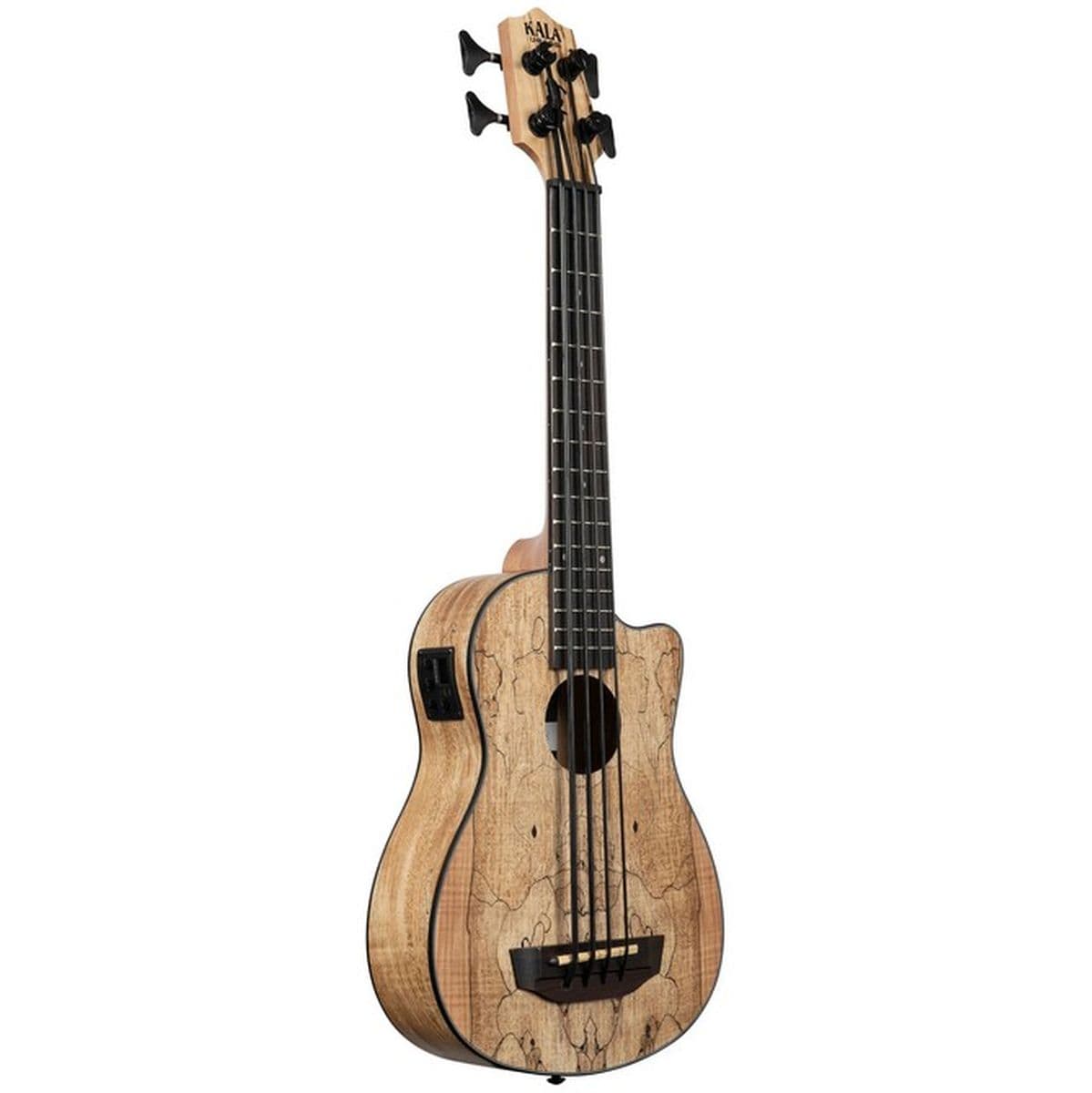 Spalted Maple Acoustic-Electric U-BASS — Kala