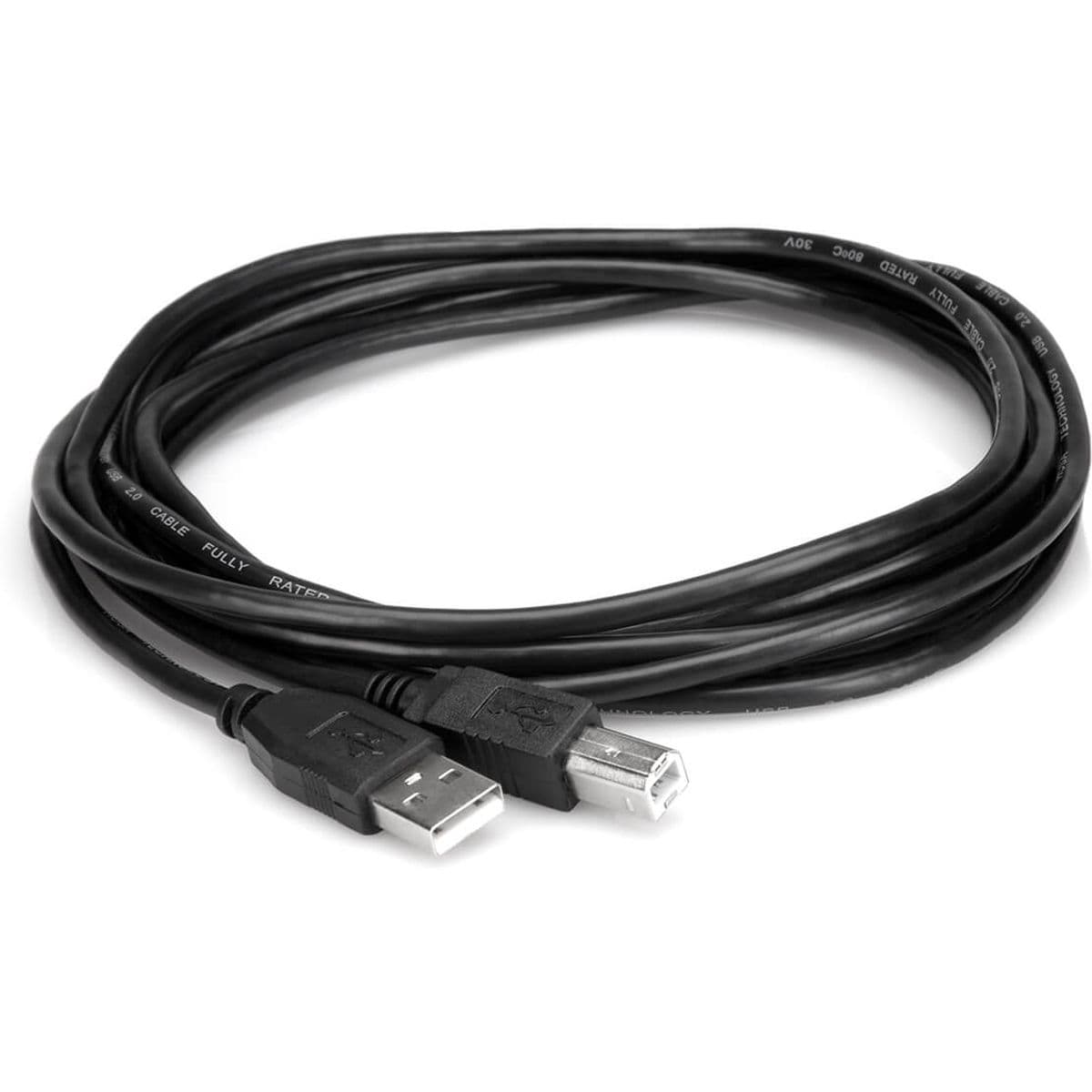 USB-210AB High Speed USB Cable Type A To Type B 10 FT — Hosa