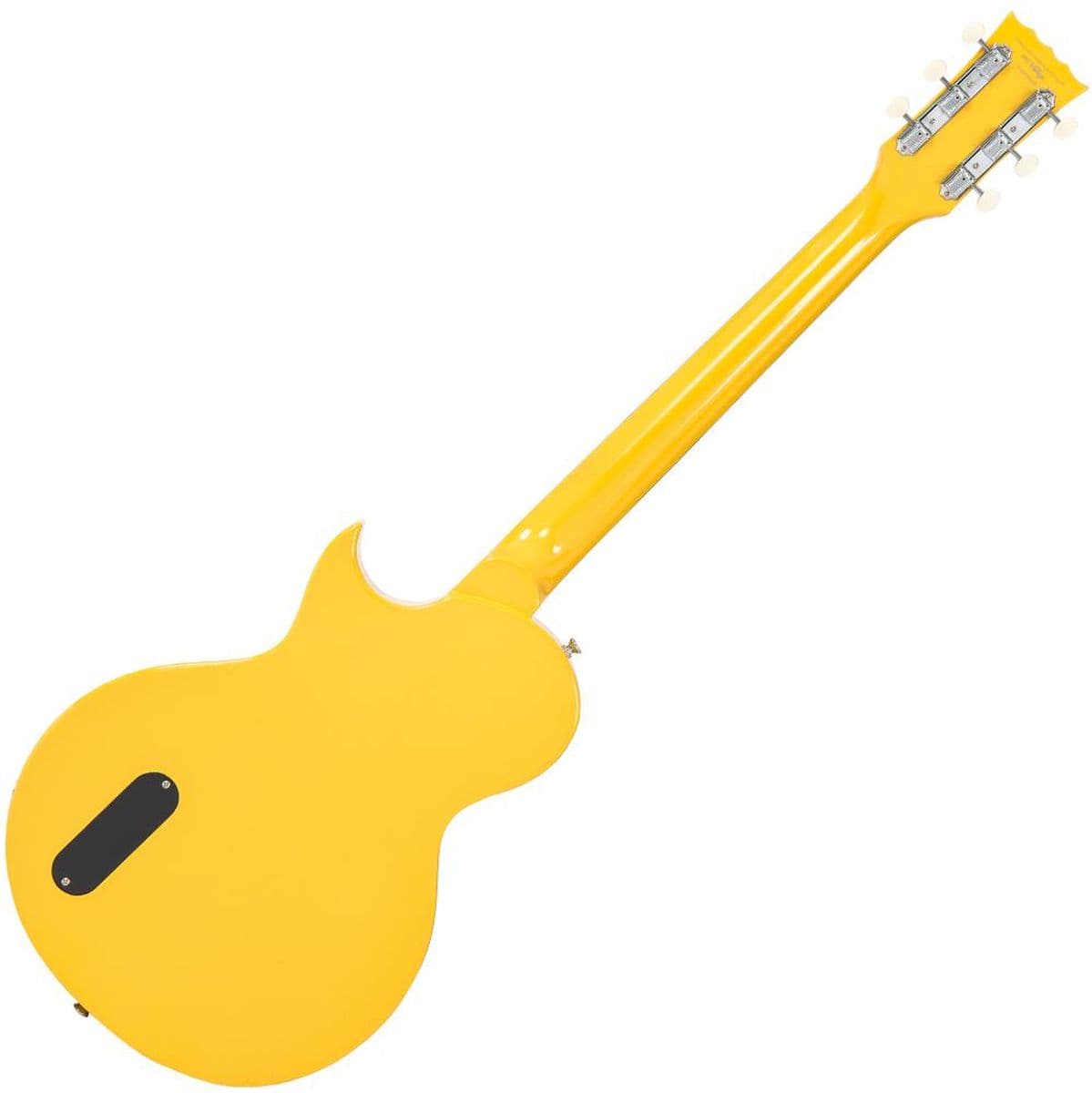 V120 Electric Guitar-Single Cut - TV Yellow — Vintage