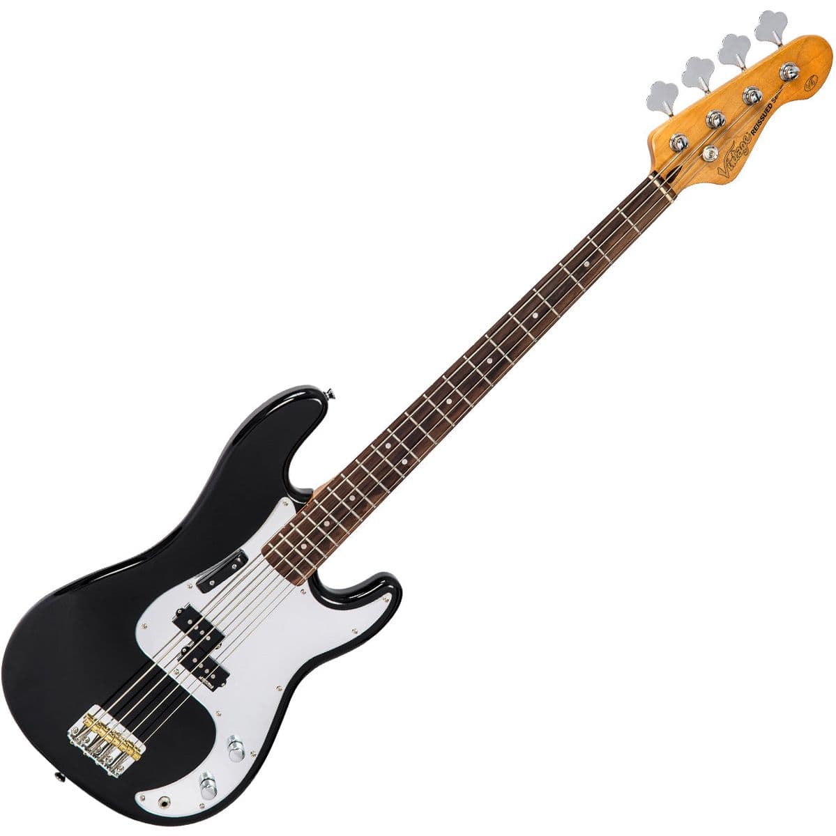 V4 Bass Guitar - Rocker Black — Vintage