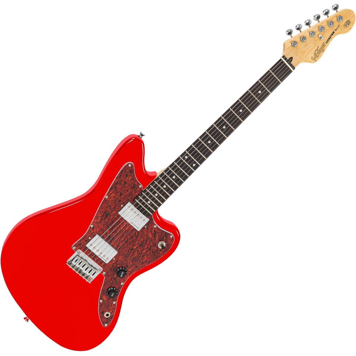V50 Coaster Series Electric Guitar - Gloss Red — Vintage