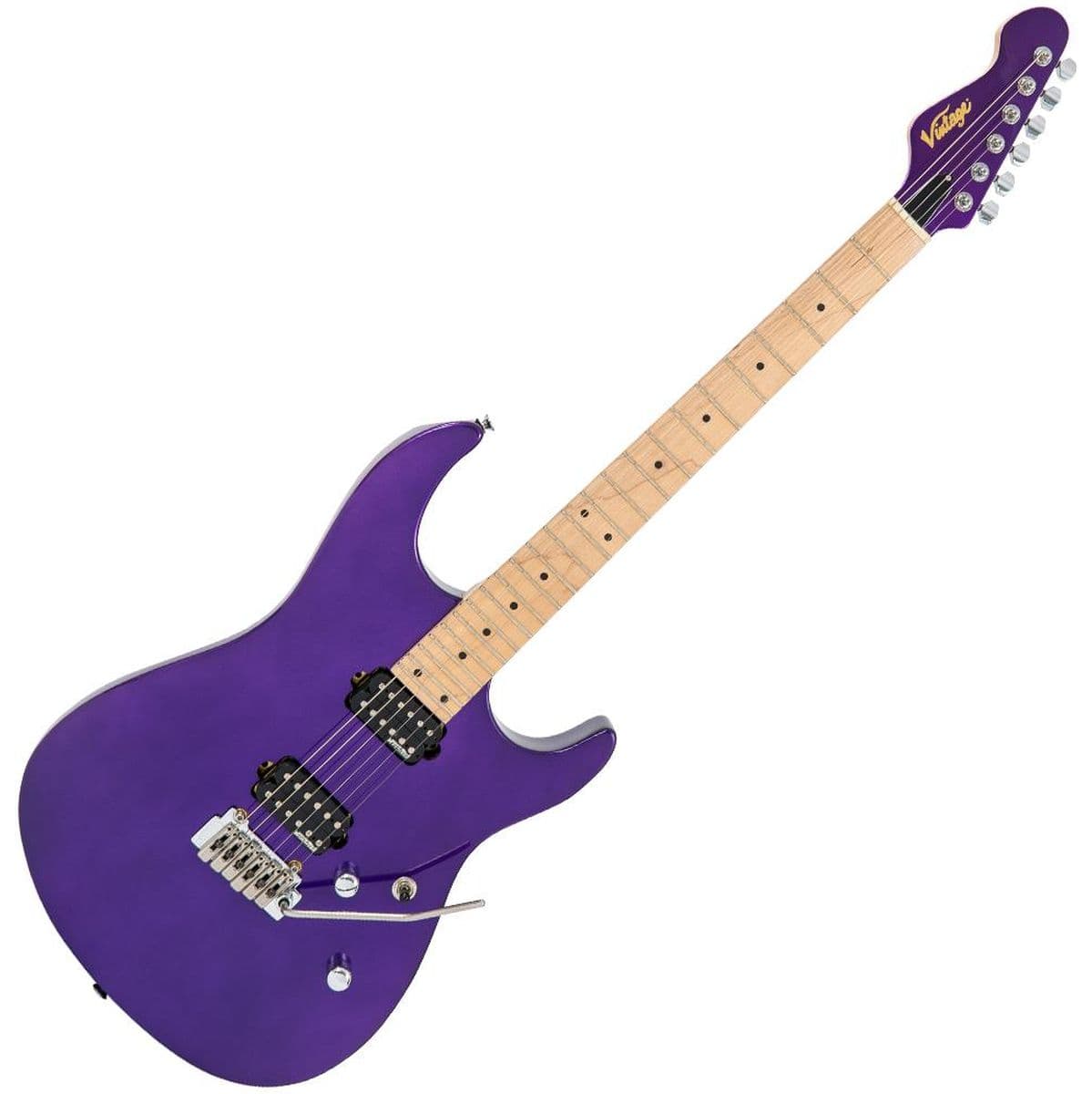 V6 24 Electric Guitar - Pasadena Purple — Vintage