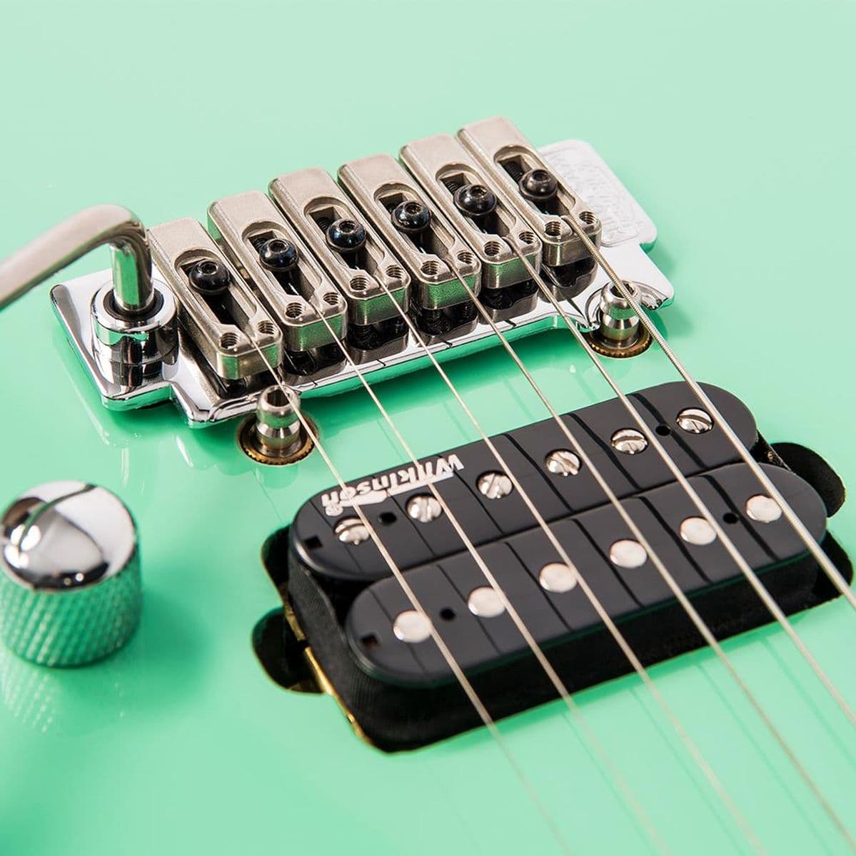 V6 24 Electric Guitar - Ventura Green — Vintage