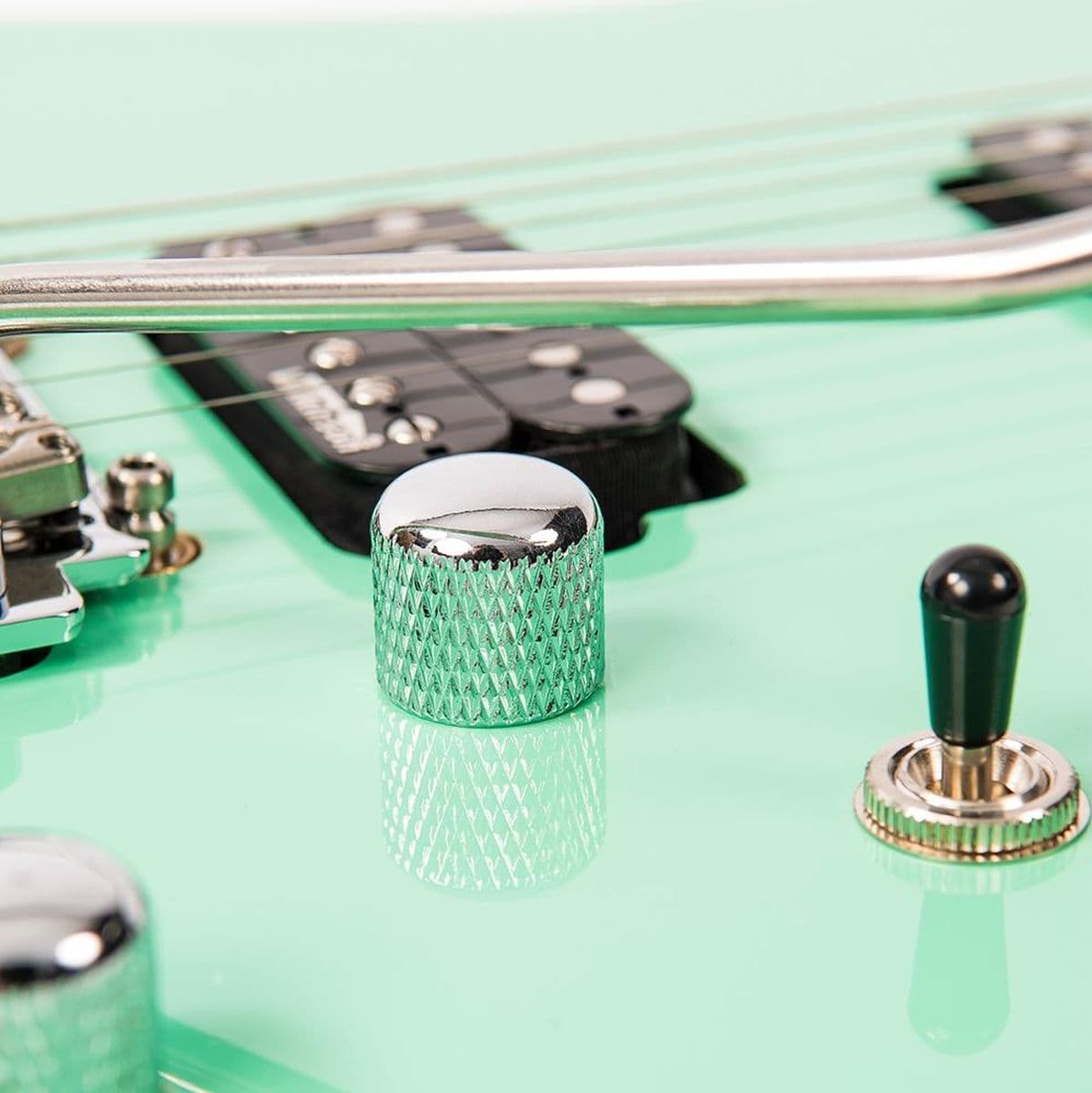 V6 24 Electric Guitar - Ventura Green — Vintage