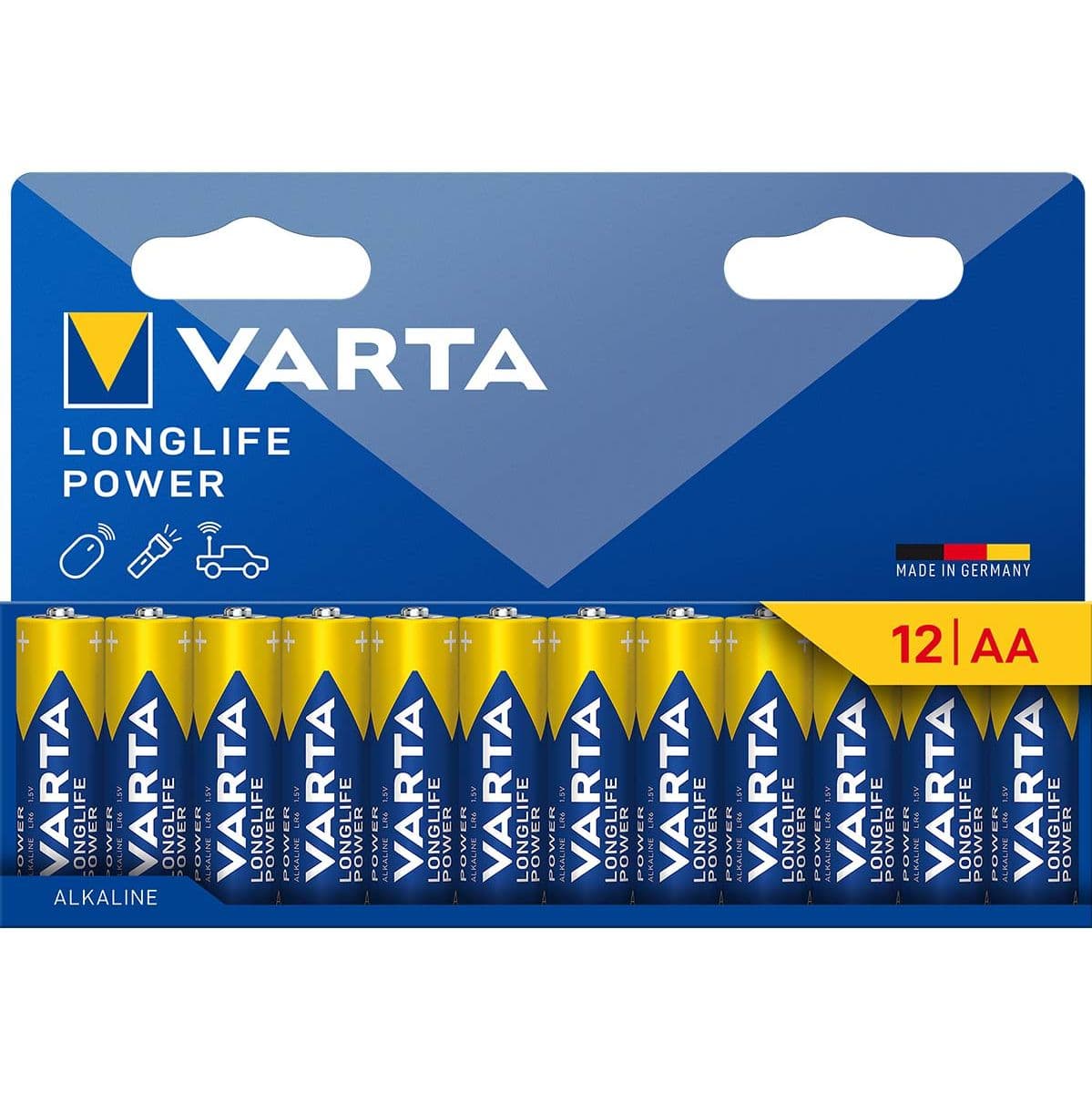 Alkaline Battery AA 1.5 V High Energy 12-pack — Varta