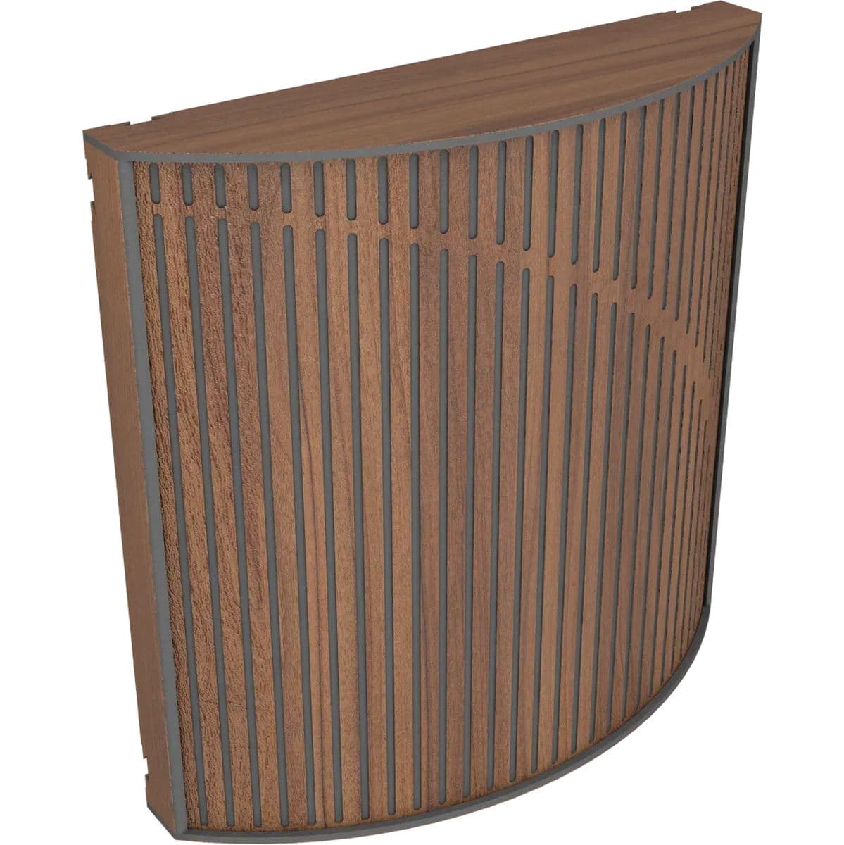 Cinema Round Ultra Fuser Natural Walnut — Vicoustic
