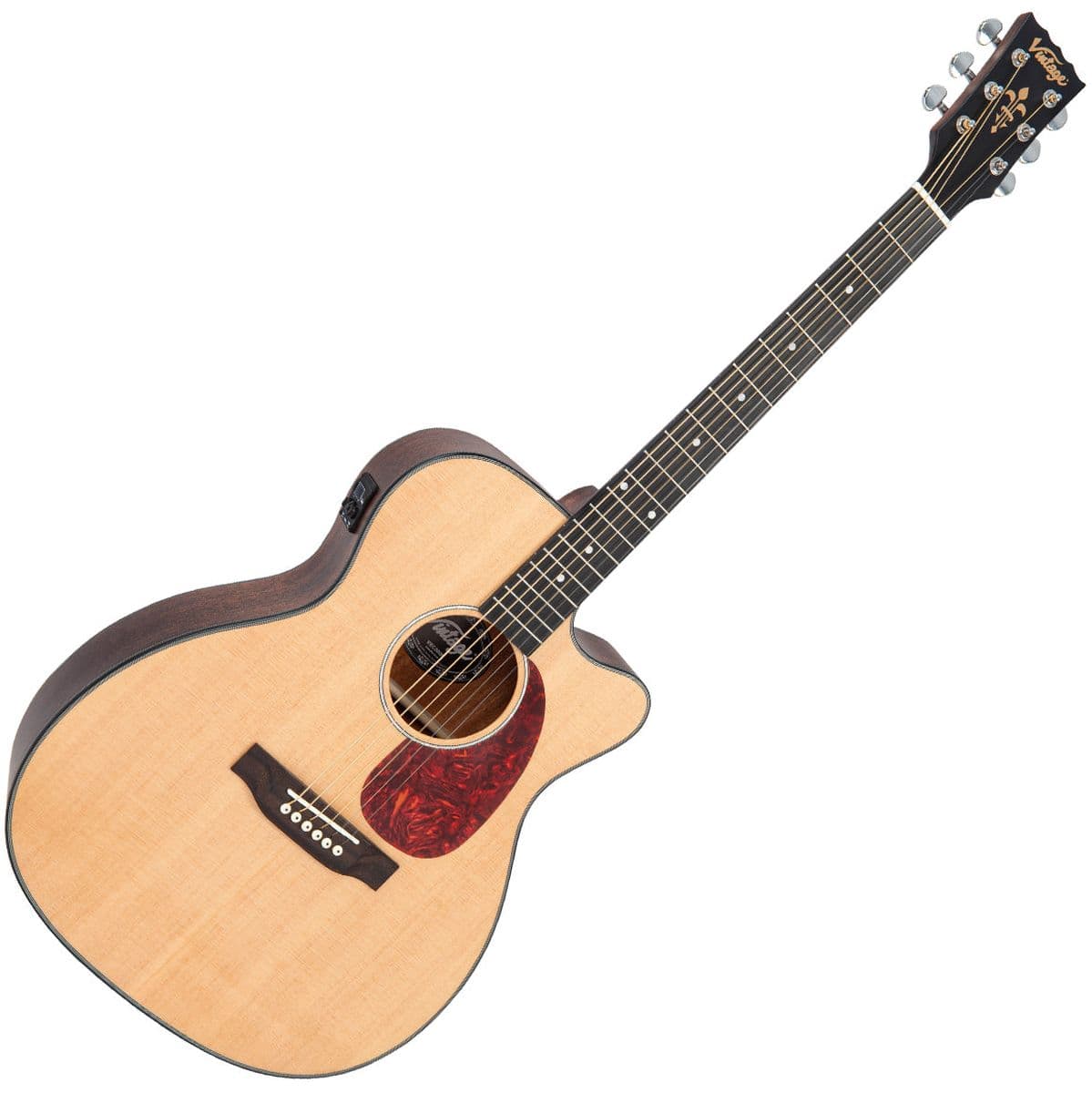 Stage Series Folk Cutaway Electro Guitar - Natural — Vintage