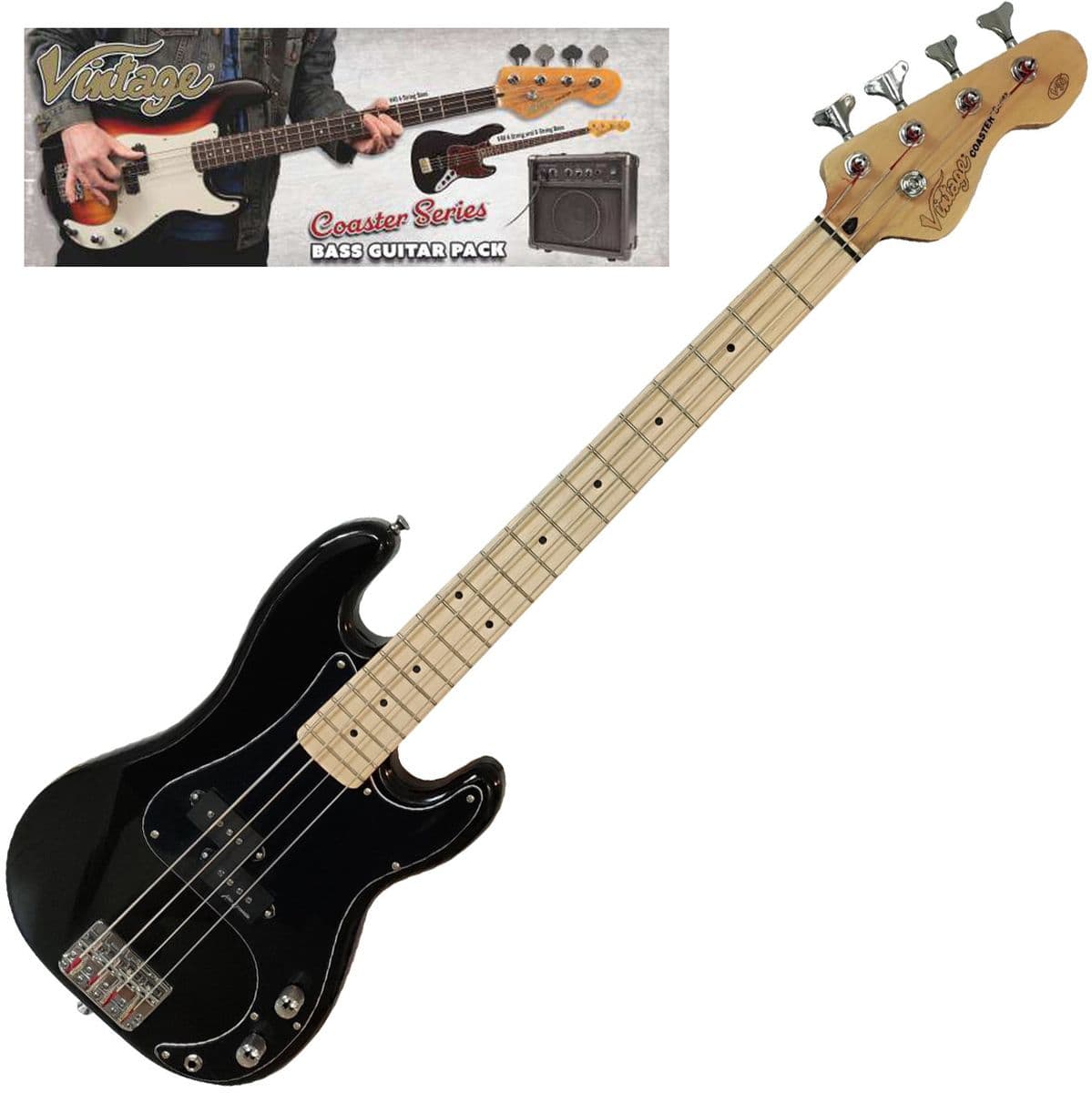 V30 Coaster 78 Bass Guitar Pack - Gloss Black — Vintage