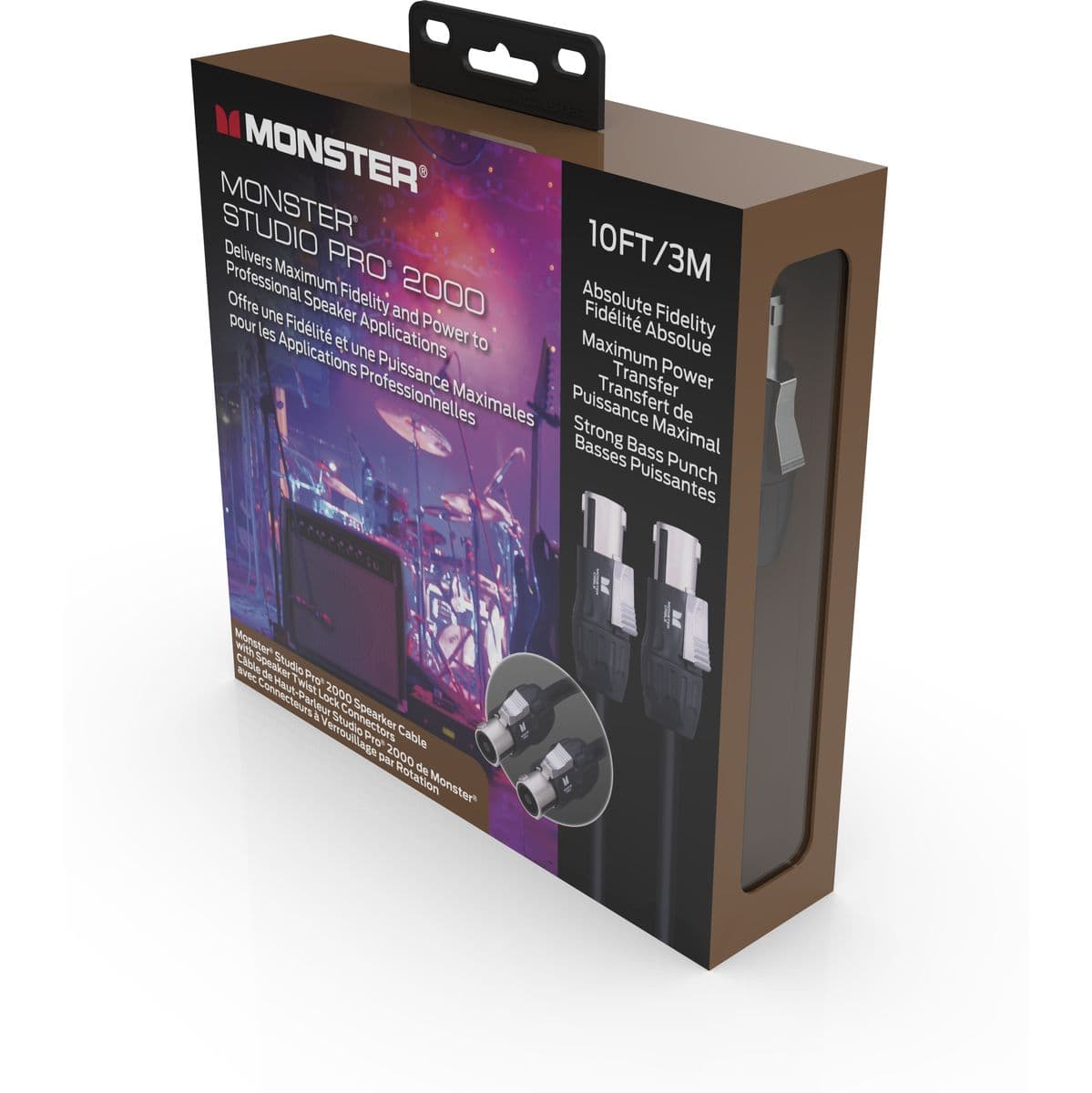 Studio Pro Speaker 3 MTR Speak-On Connectors Monster — Monster Cable