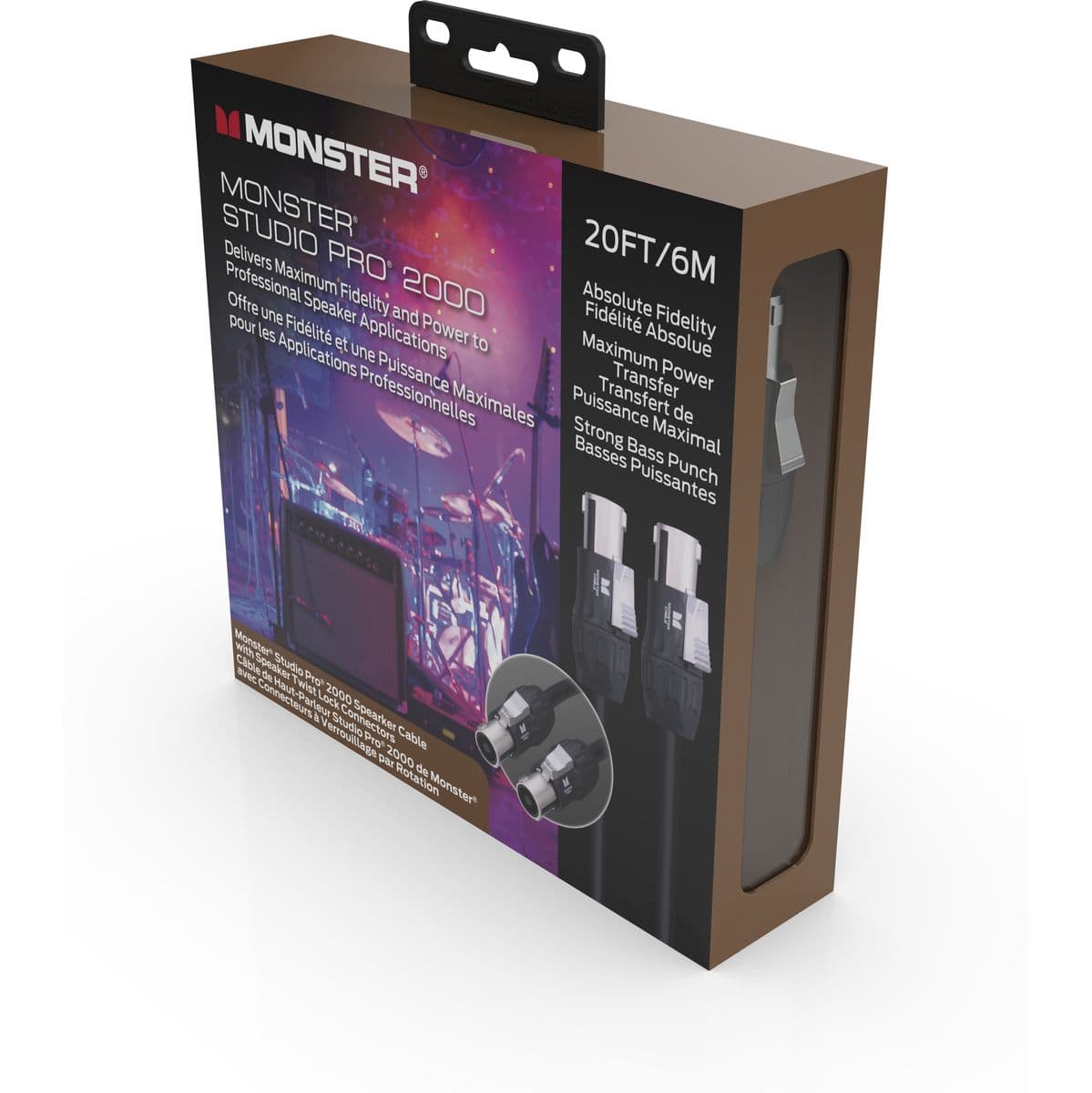 Studio Pro Speaker 6 MTR Speak-On Connectors Monster Prolink — Monster Cable