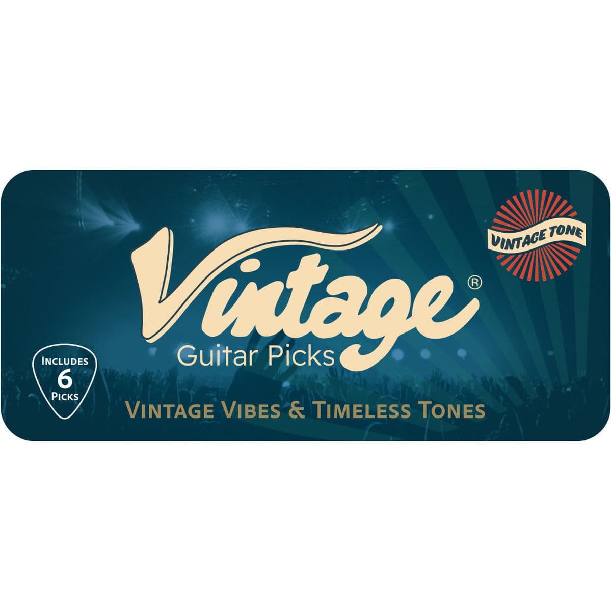 Vintage Pick Tin - 6pcs — Dunlop