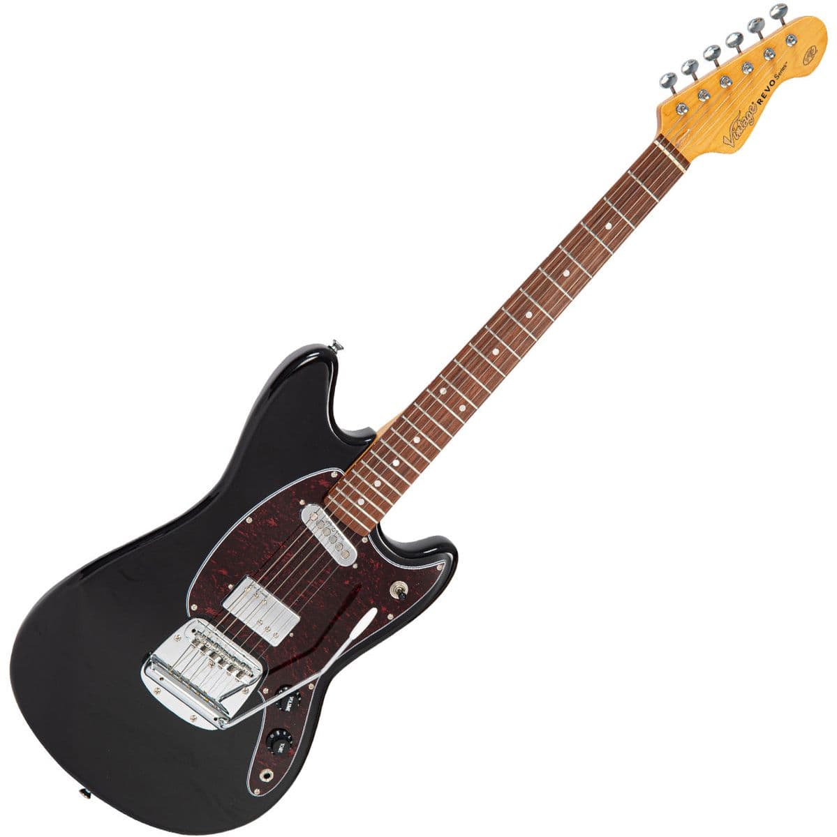 Revo Series Colt HS Duo Guitar - Boulevard Black — Vintage