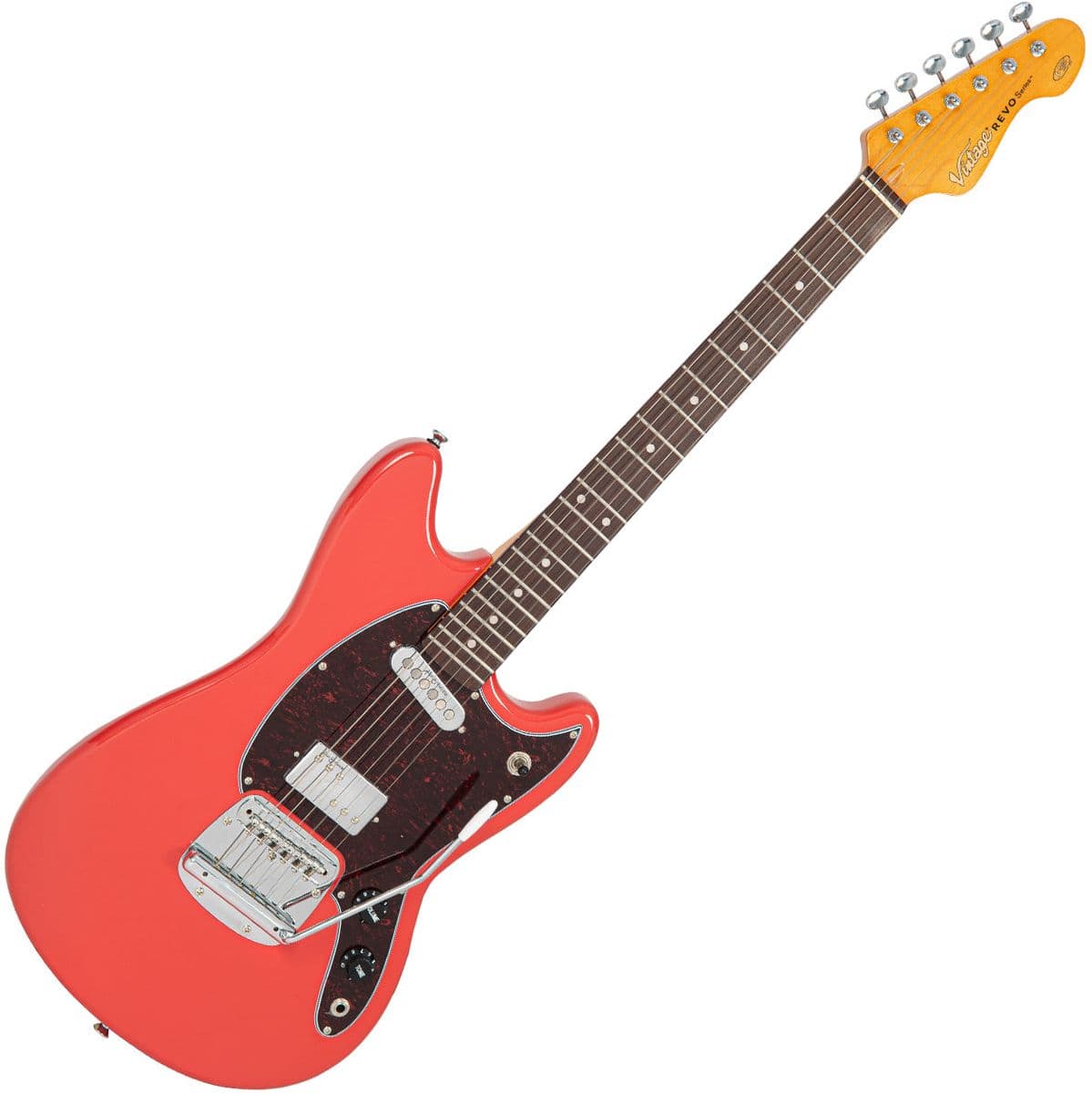 Revo Series Colt HS Duo Guitar - Firenza Red — Vintage