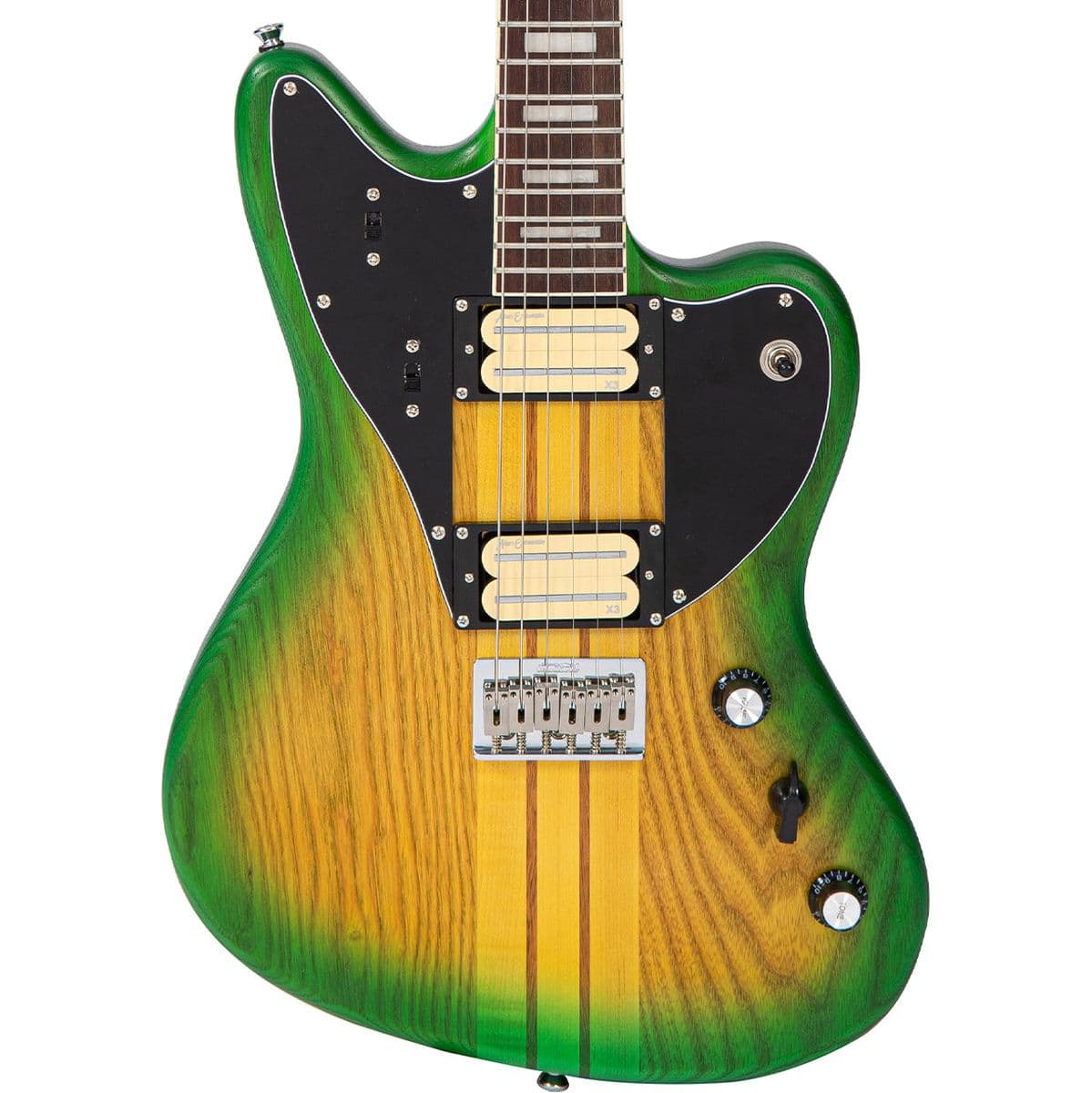 Revo Series Integra Guitar - Greenyellow Burst — Vintage