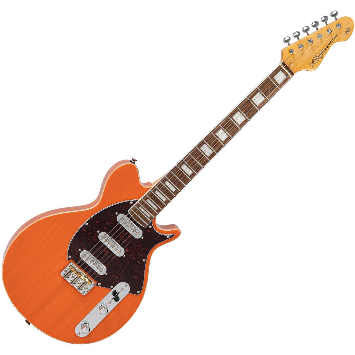 Revo Series Vision Guitar - Trans Orange — Vintage
