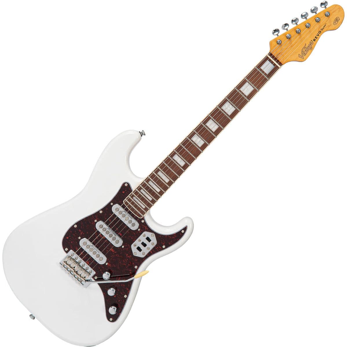 Revo Series Deluxe Guitar - Arctic White — Vintage