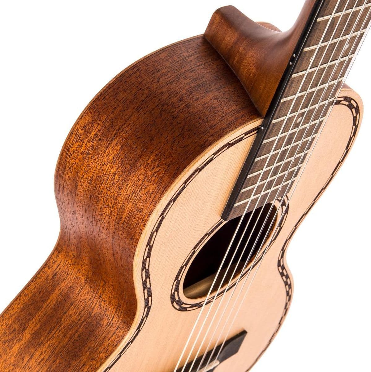 Viator Nylon Strung Guitar And Bag - By Paul Brett — Vintage