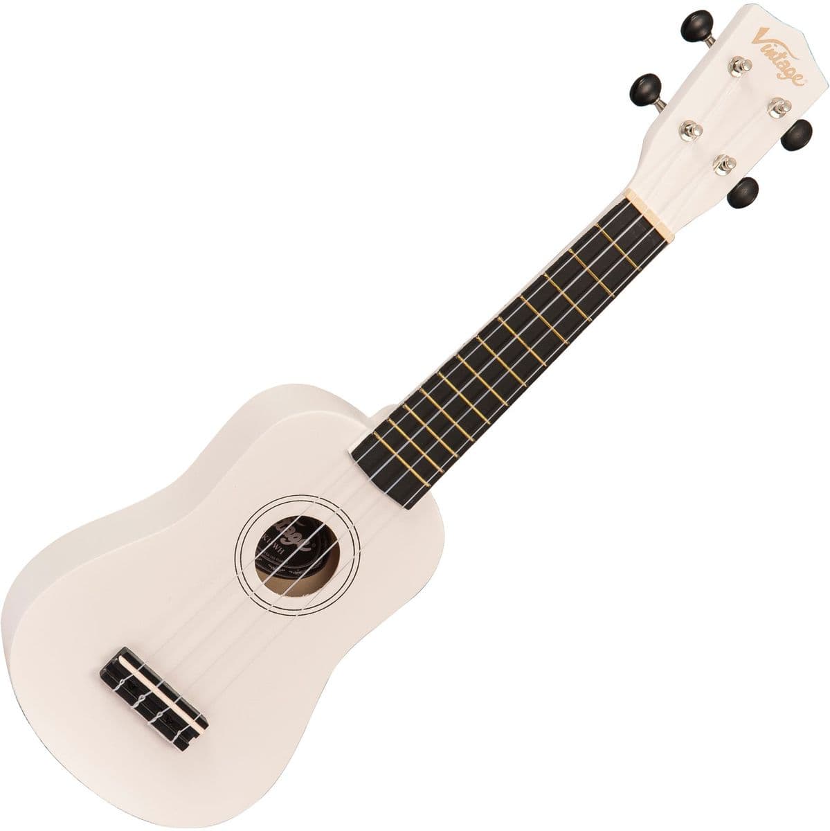 Ukulele - Satin White — Vintage