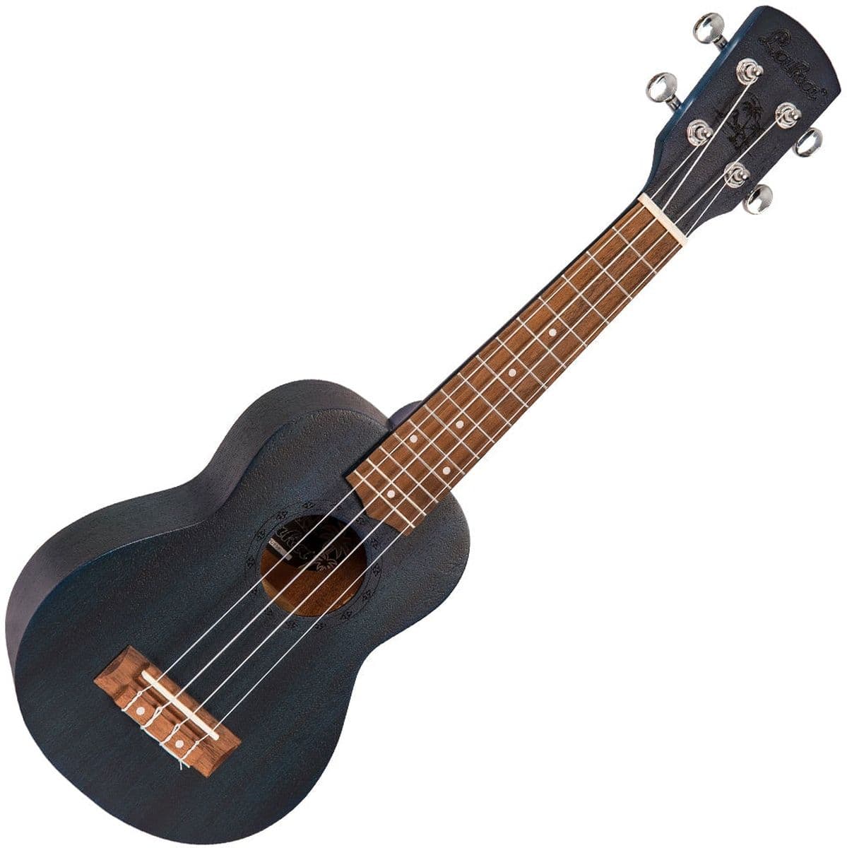 Sapele Series Soprano Ukulele & Bag - Midnight Blue — Laka