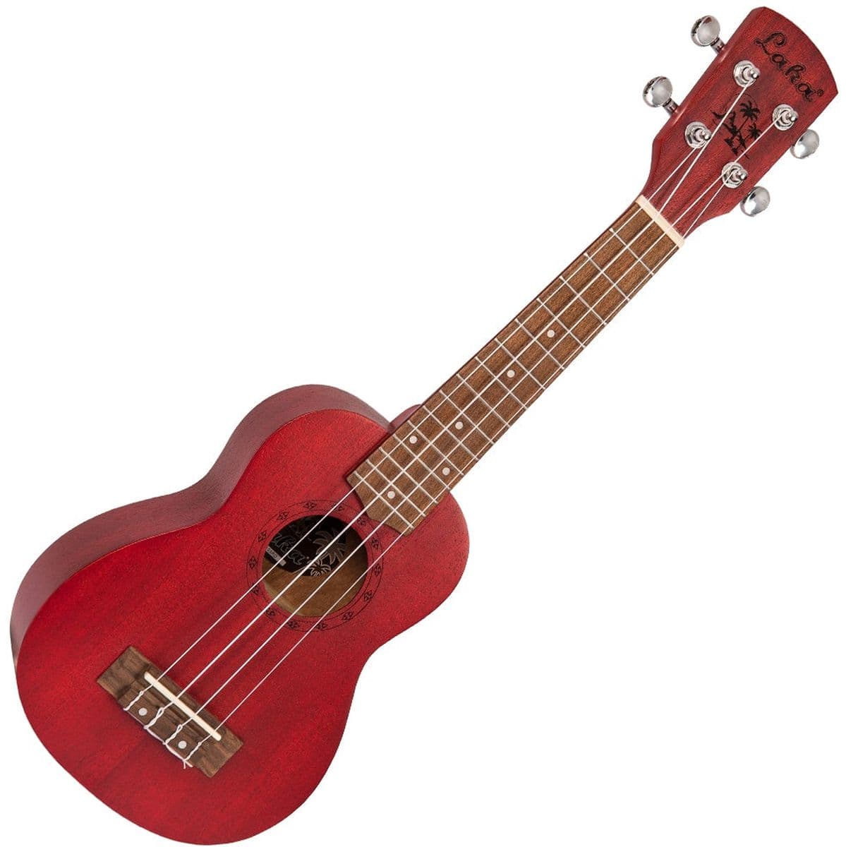 Sapele Series Soprano Ukulele & Bag - Rustic Red — Laka
