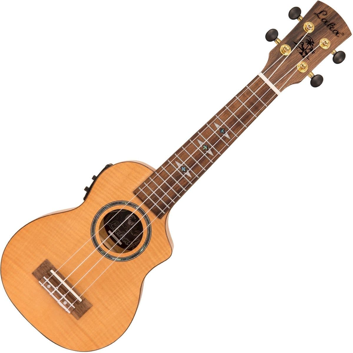 Maple Series Electro Ukulele & Bag - Soprano — Laka
