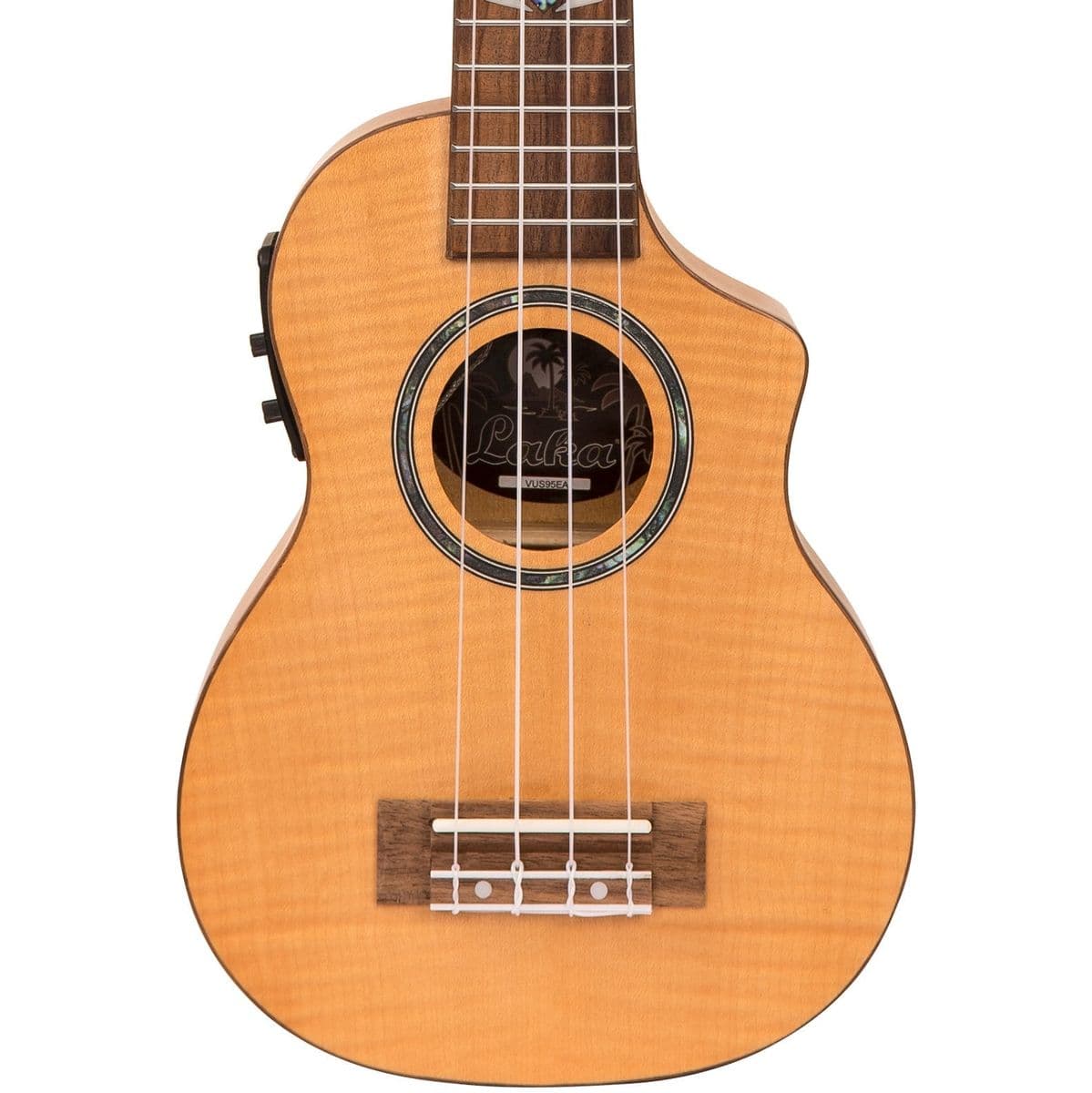 Maple Series Electro Ukulele & Bag - Soprano — Laka